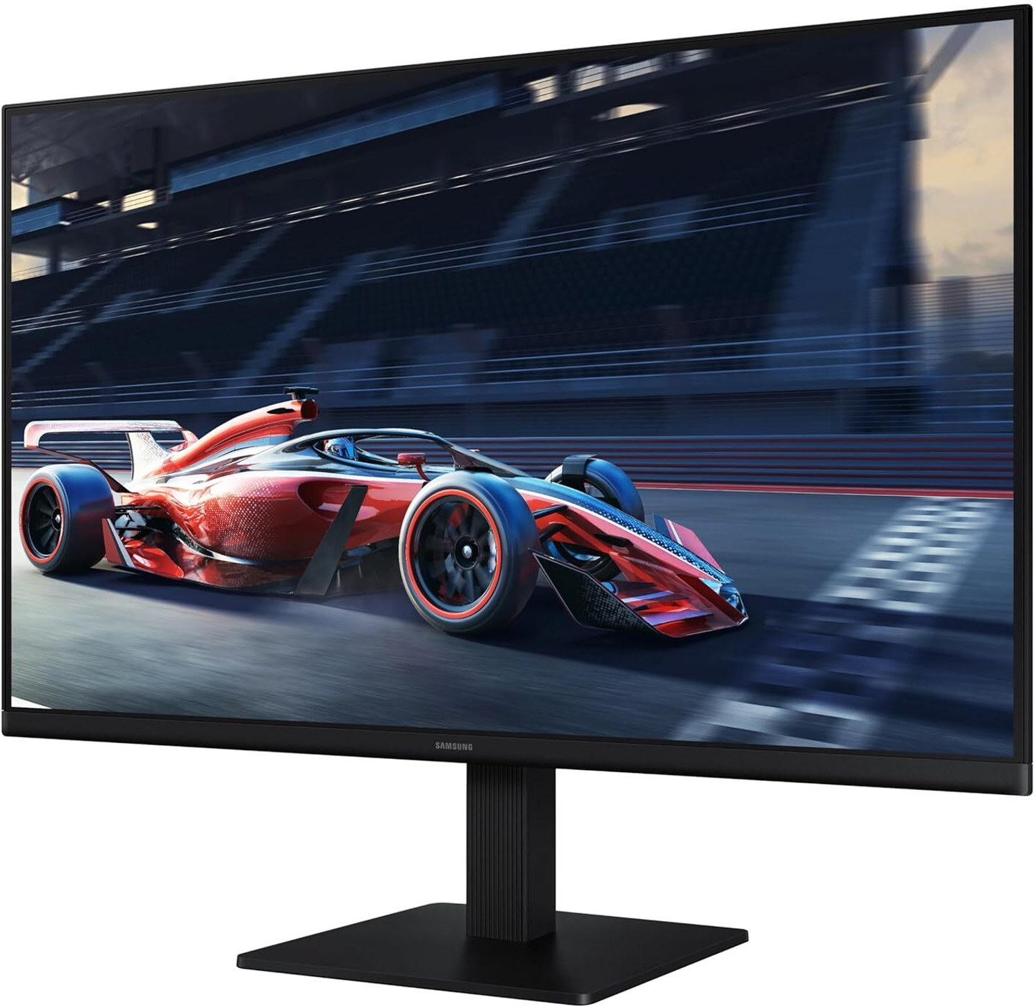 Image of Samsung Essential S3 60.5 cm (24 inch) Full HD IPS Panel Monitor (LS24D300GAWXXL-(1920 x 1080)|HDMI,VGA|Super Slim Design|Game Mode|Eye Saver Mode)
