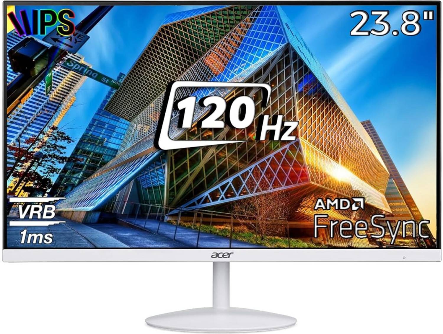 Acer 60.45 cm (24 inch) Full HD LED Backlit IPS Panel Monitor