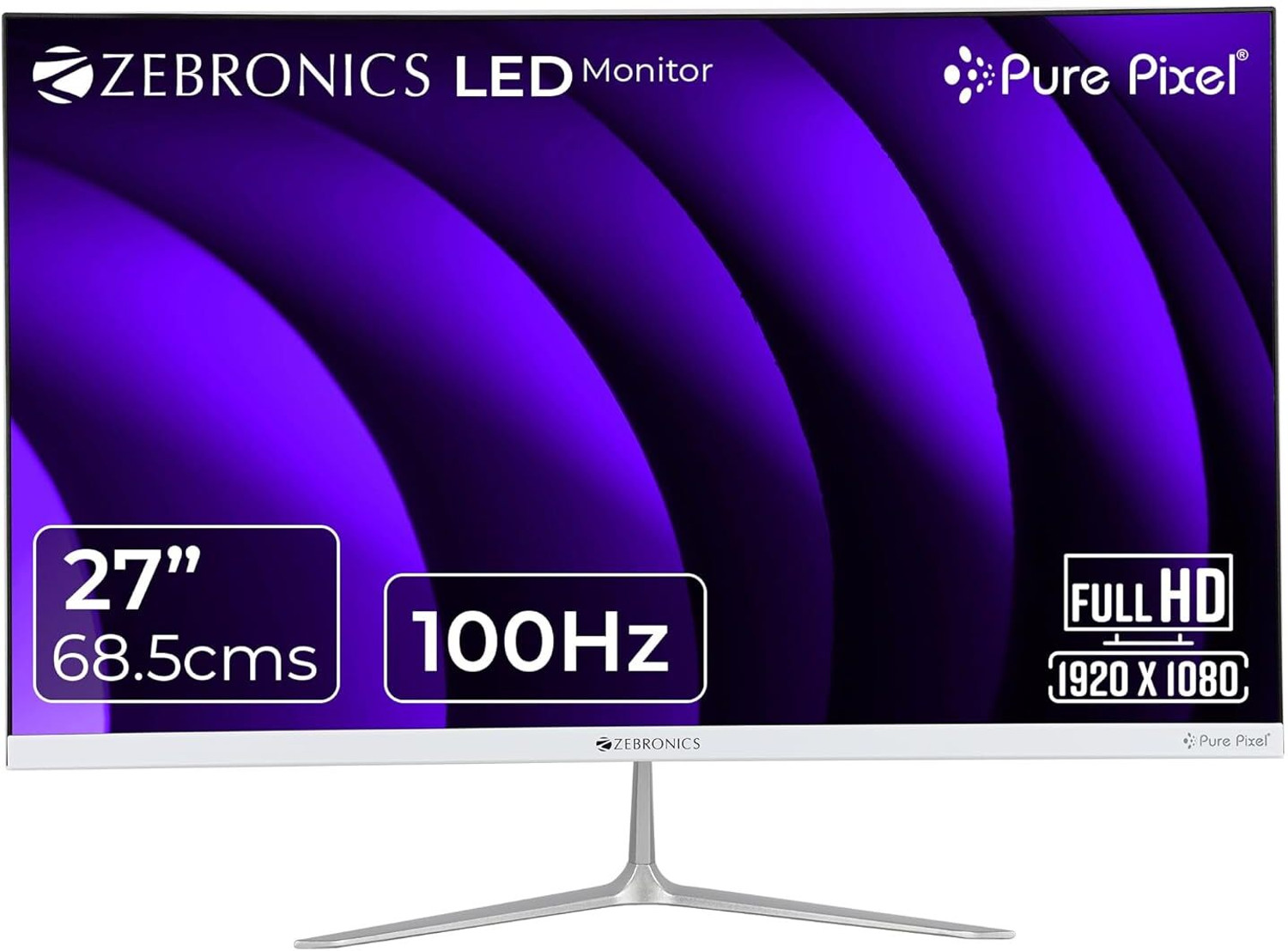 Image of ZEBRONICS SA127 68.58 cm (27 inch) Full HD IPS Panel Gaming Monitor (SA127)