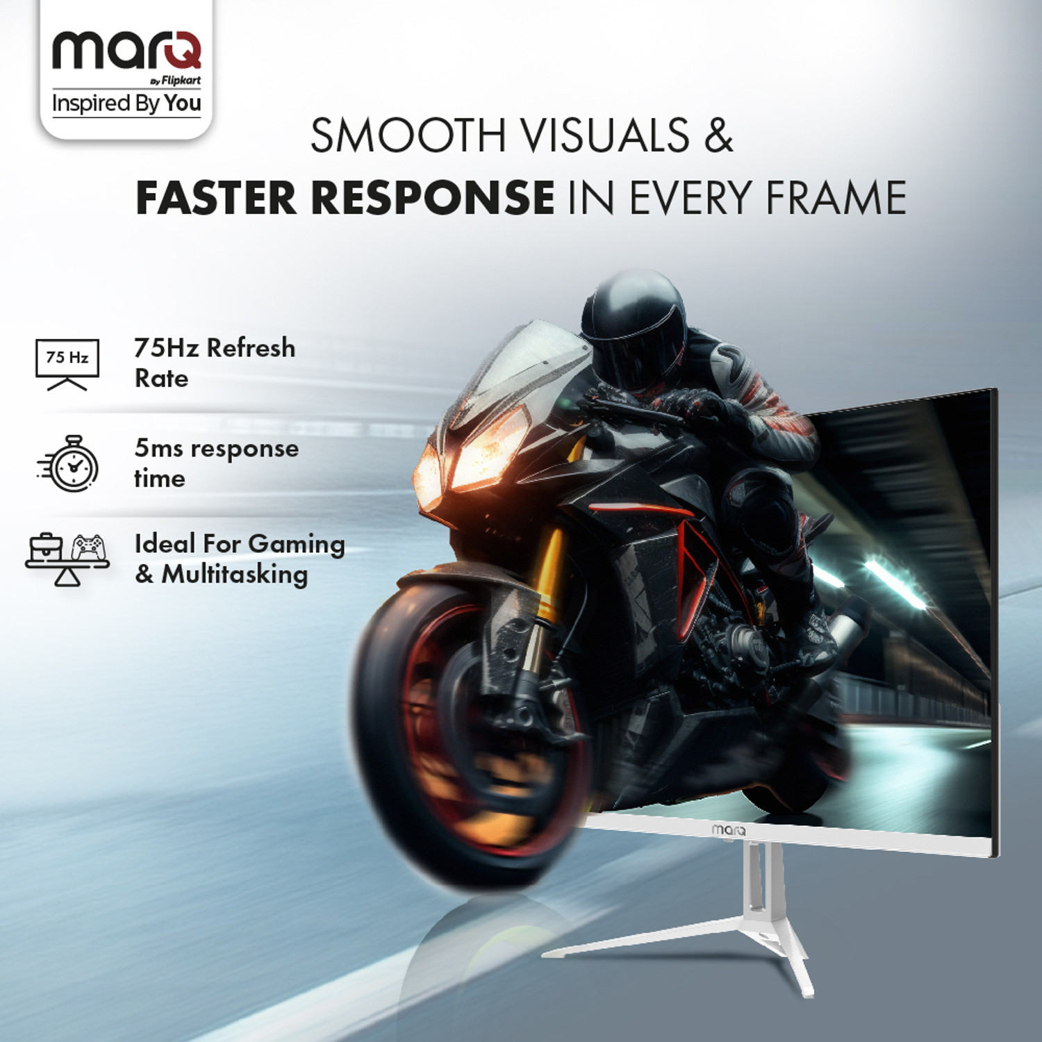 Image of MarQ by Flipkart 81.28 cm (32 inch) Full HD LED Backlit IPS Panel Monitor (32FHDMIQNN53B)