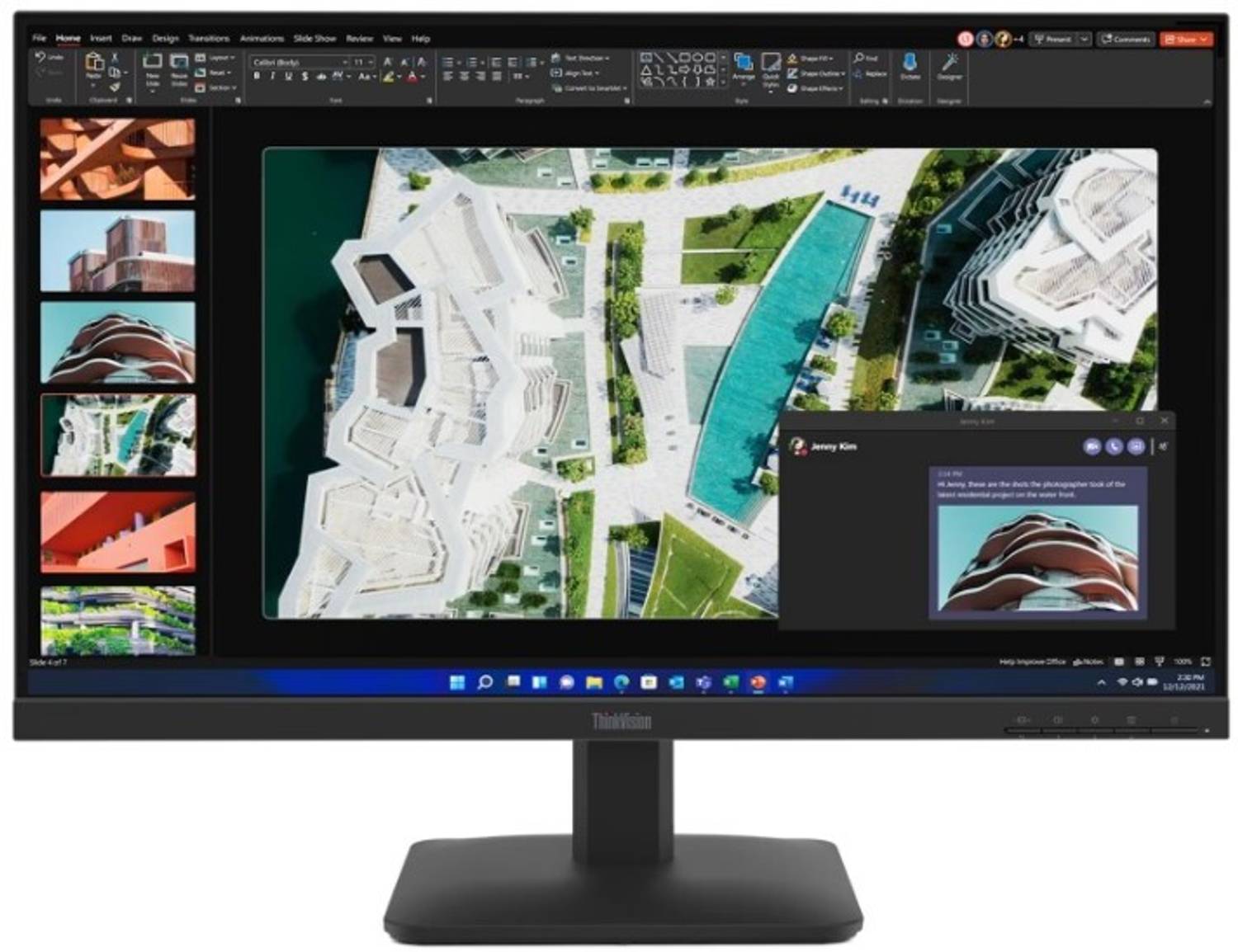 Lenovo ThinkVision S 68.58 cm (27 inch) Full HD LED Backlit IPS Panel Monitor (ThinkVision S27-4e Monitor 27" FHD IPS 100Hz HDMI VGA 99% sRGB)