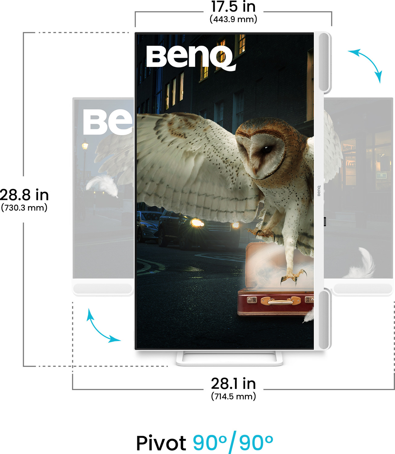 Image of BenQ EW3290U 81.28 cm (32 inch) 4K Ultra HD LED Backlit IPS Panel with 95% P3, AI Contrast, 5WX2 treVolo Speakers, USB Type-C (65W PD), 3xHDMI, USB Hub, Ergonomic Design, Display Pilot 2, Eye-Care, Entertainment Monitor (EW3290U)