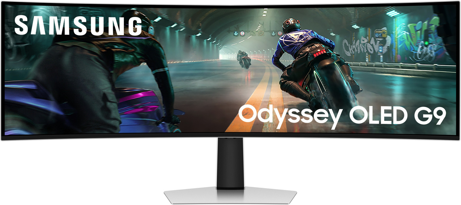 Image of Samsung Odyssey OLED G9 124.46 cm (49 inch) Curved DQHD OLED Panel Gaming Monitor (LS49DG910SWXXL)