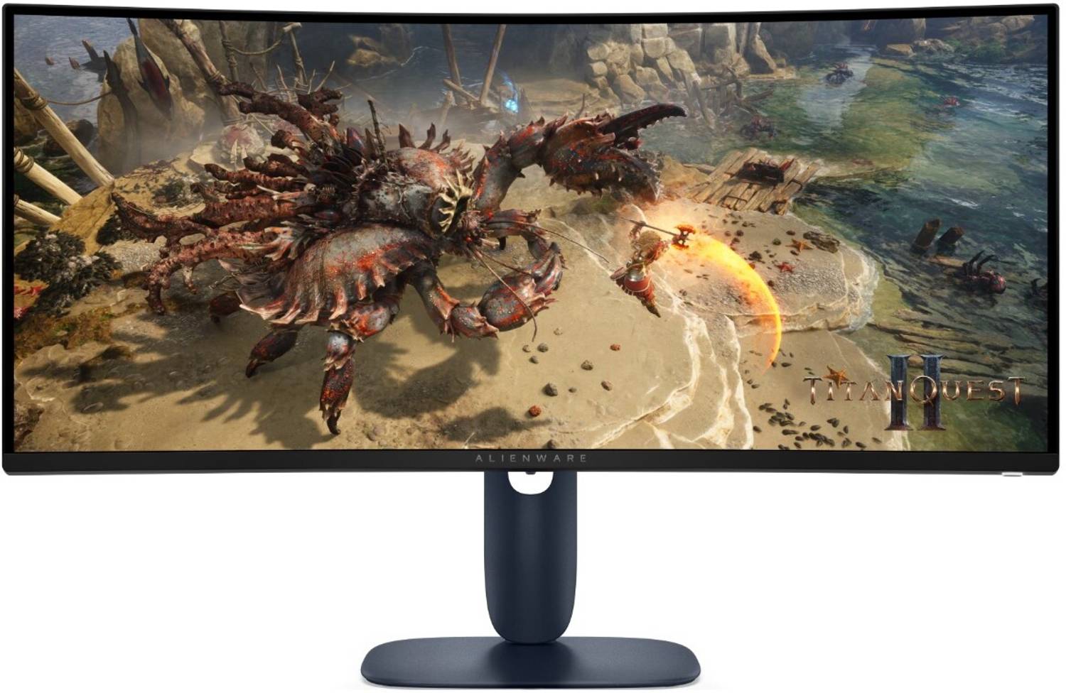 DELL Alienware Series 86.36 cm (34 inch) Curved WQHD VA Panel with