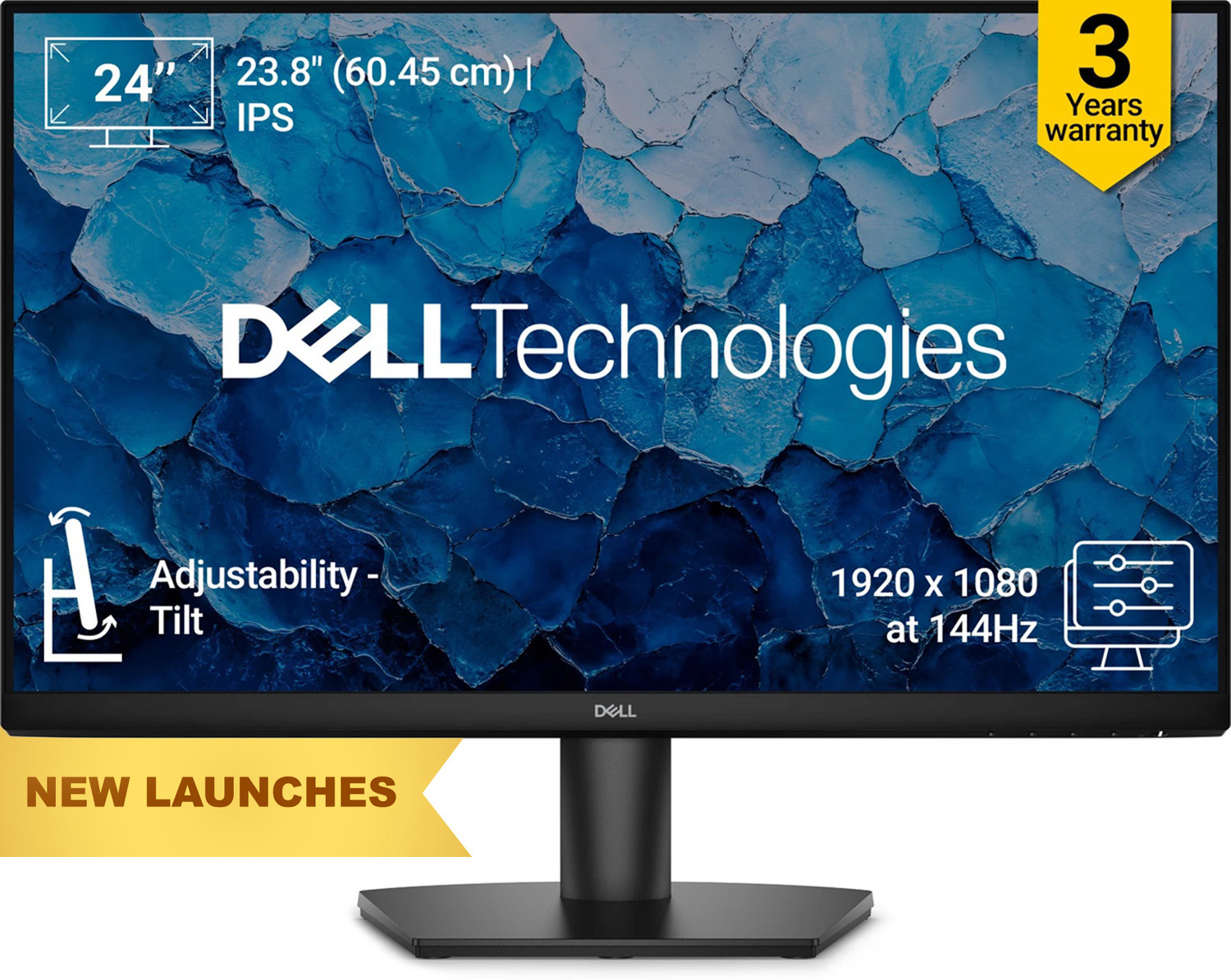 Image of DELL SE Series 60.96 cm (24 inch) Full HD LED Backlit IPS Panel Monitor (SE2426H)