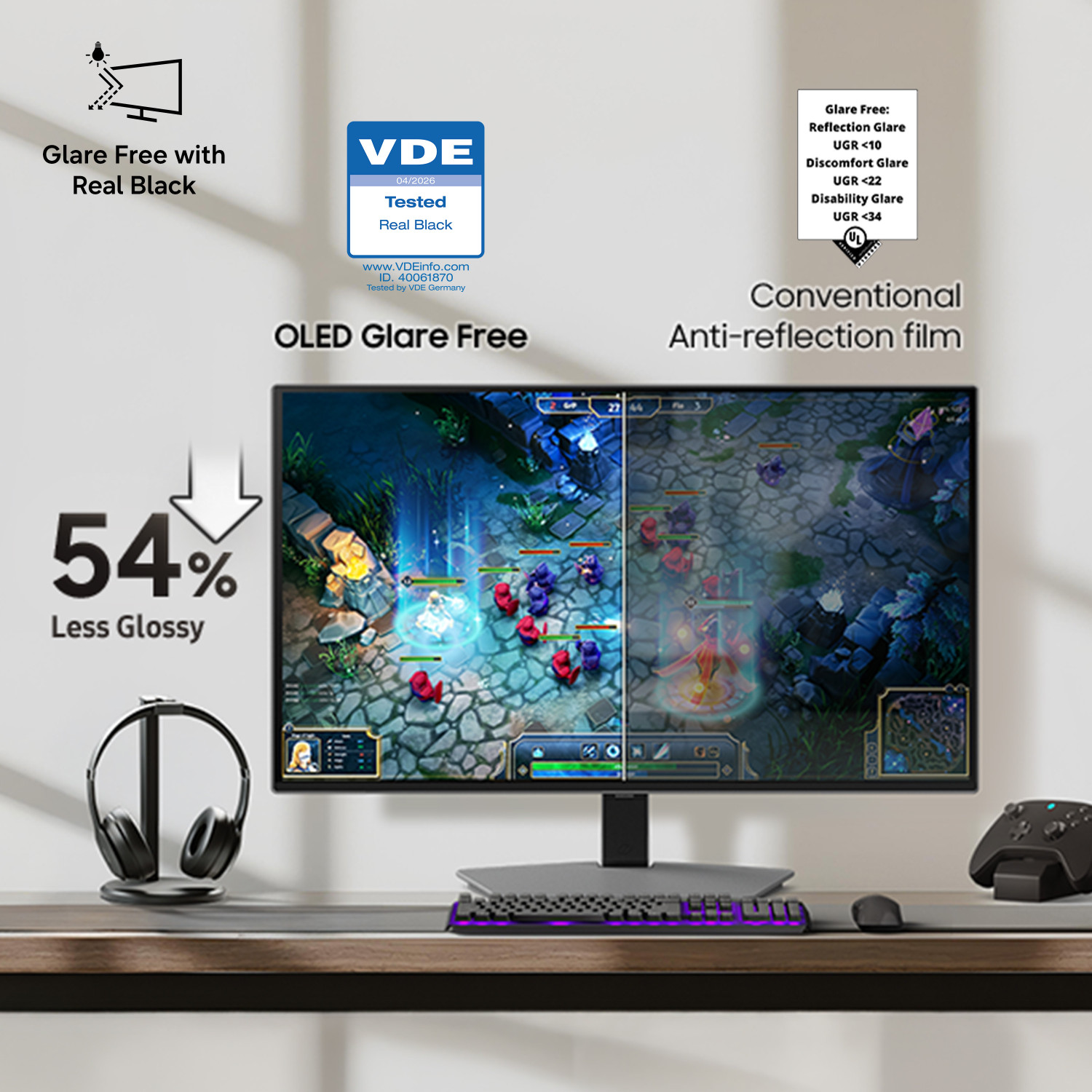 Image of Samsung 81.28 cm (32 inch) 4K Ultra HD OLED Panel Gaming Monitor (Odyssey OLED G8 Gaming Monitor UHD, 240 Hz, 0.03ms(GTG), FreeSync Premium Pro)