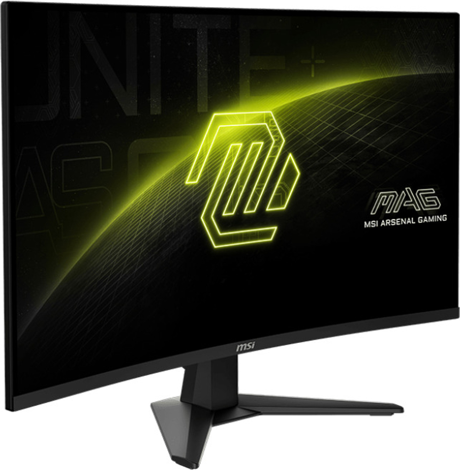 Image of MSI 81.28 cm (32 inch) Curved WQHD VA Panel with Anti-Flicker Technology, 100% SRGB, Tilt Adjustment, Anti-Glare, Gaming Gaming Monitor (MAG 32CQ6F)