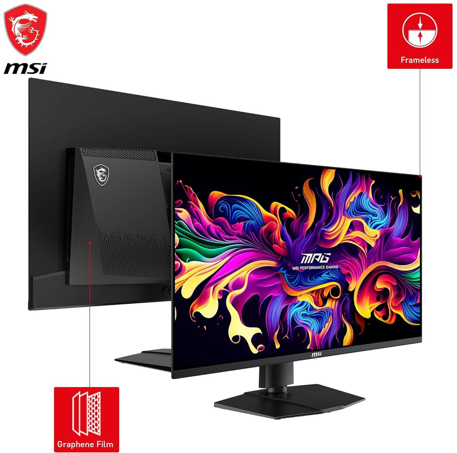 Image of MSI MAG Series 80.01 cm (32 inch) 4K Ultra HD OLED Panel Gaming Monitor (MAG321UPX QD OLED)