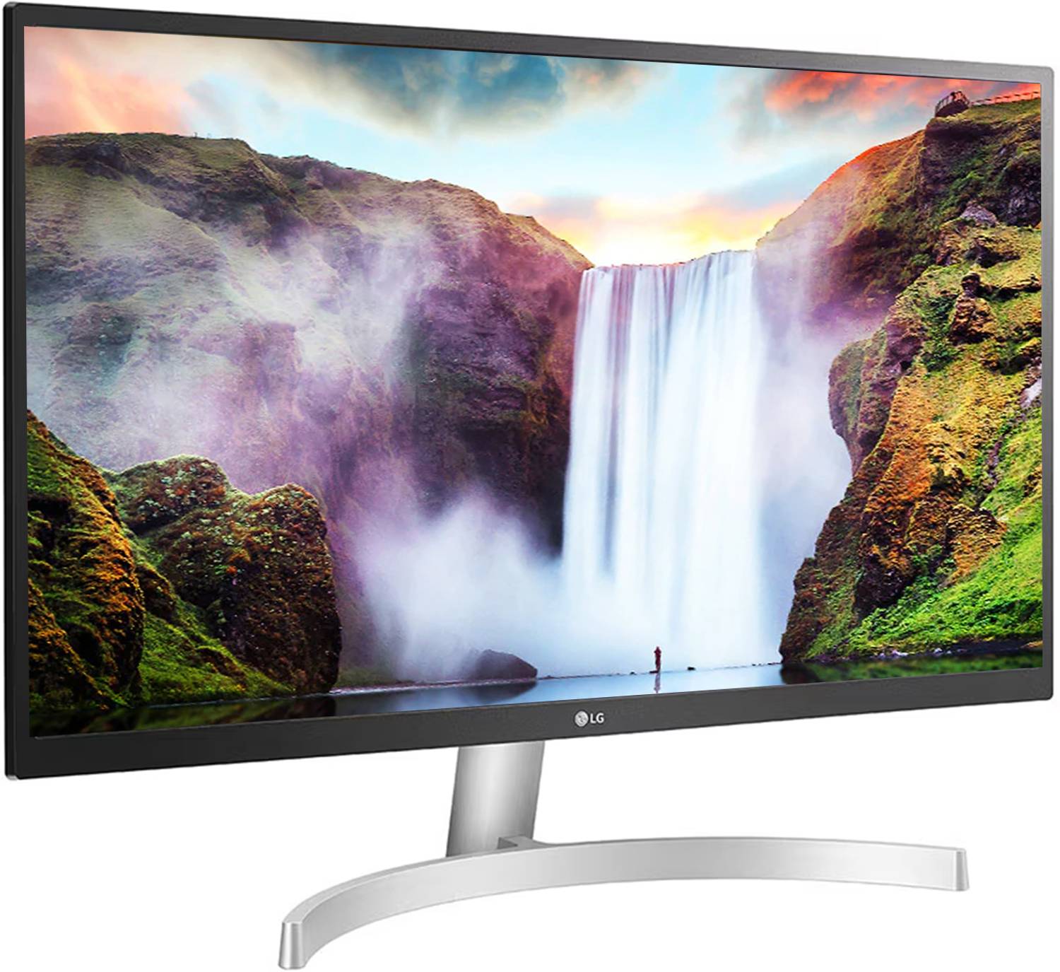 LG 68.58 cm (27 inch) 4K Ultra HD IPS Panel White Colour Monitor