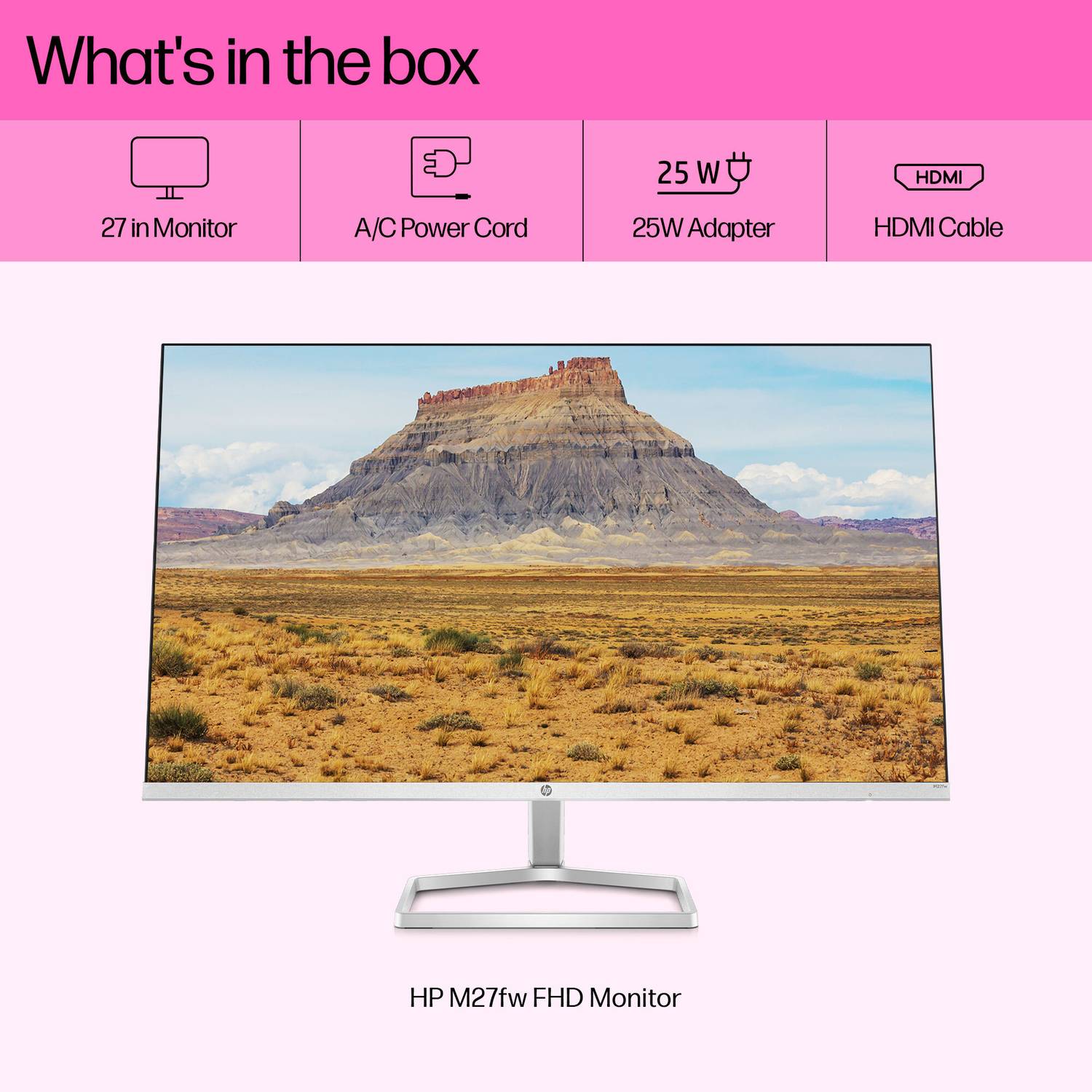 HP 68.58 cm (27 inch) Full HD IPS Panel with 99% sRGB, Eyesafe