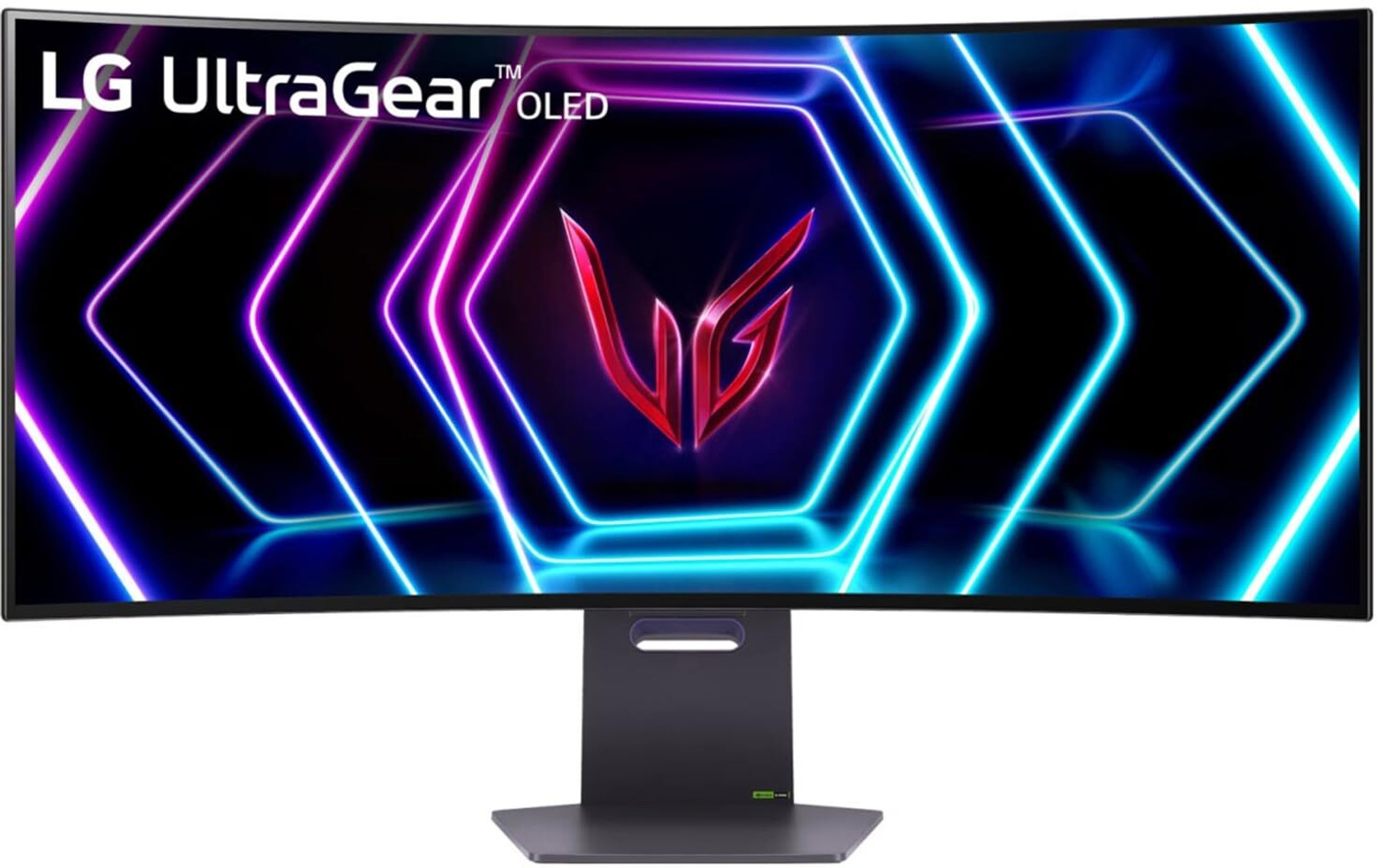 Image of LG UltraGear 99.06 cm (39 inch) Curved UWQHD LED Backlit OLED Panel with 800R Curvature, 1.5M:1 Contrast Ratio, HDR True Black 400, AMD Free Sync Compatible, Height /Tilt /Swivel Stand Gaming Monitor (39GS95QE-BB.ATRLMUN)