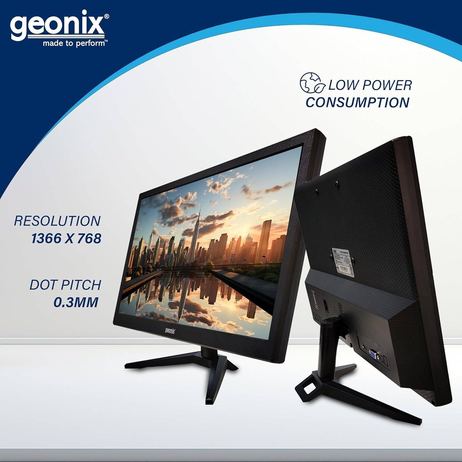 GEONIX 46.99 cm (19 inch) Full HD LED Backlit TN Panel Monitor