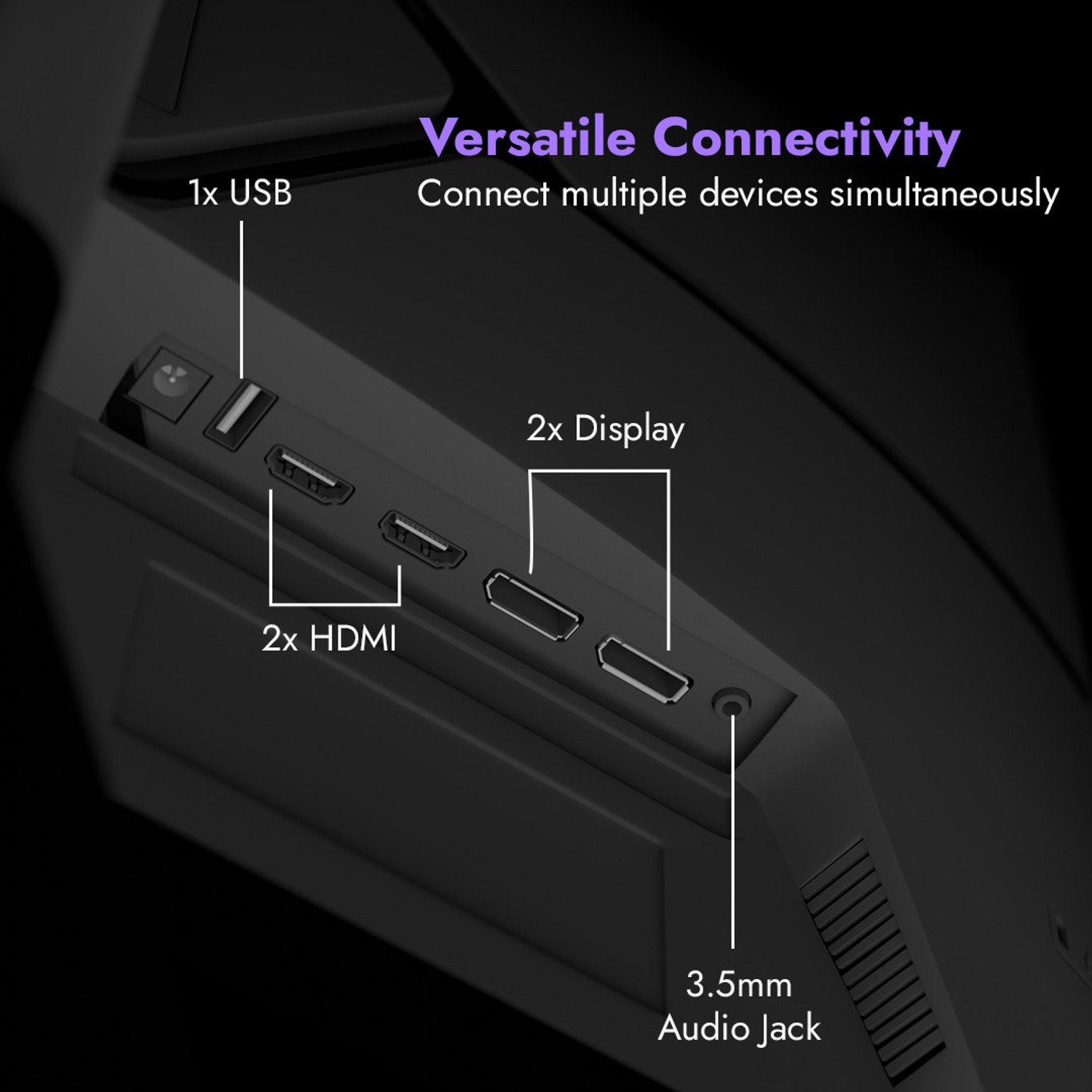 Image of Kreo Obsidian 68.58 cm (27 inch) Quad HD LED Backlit IPS Panel Gaming Monitor (Obsidian 27I200Q 27)