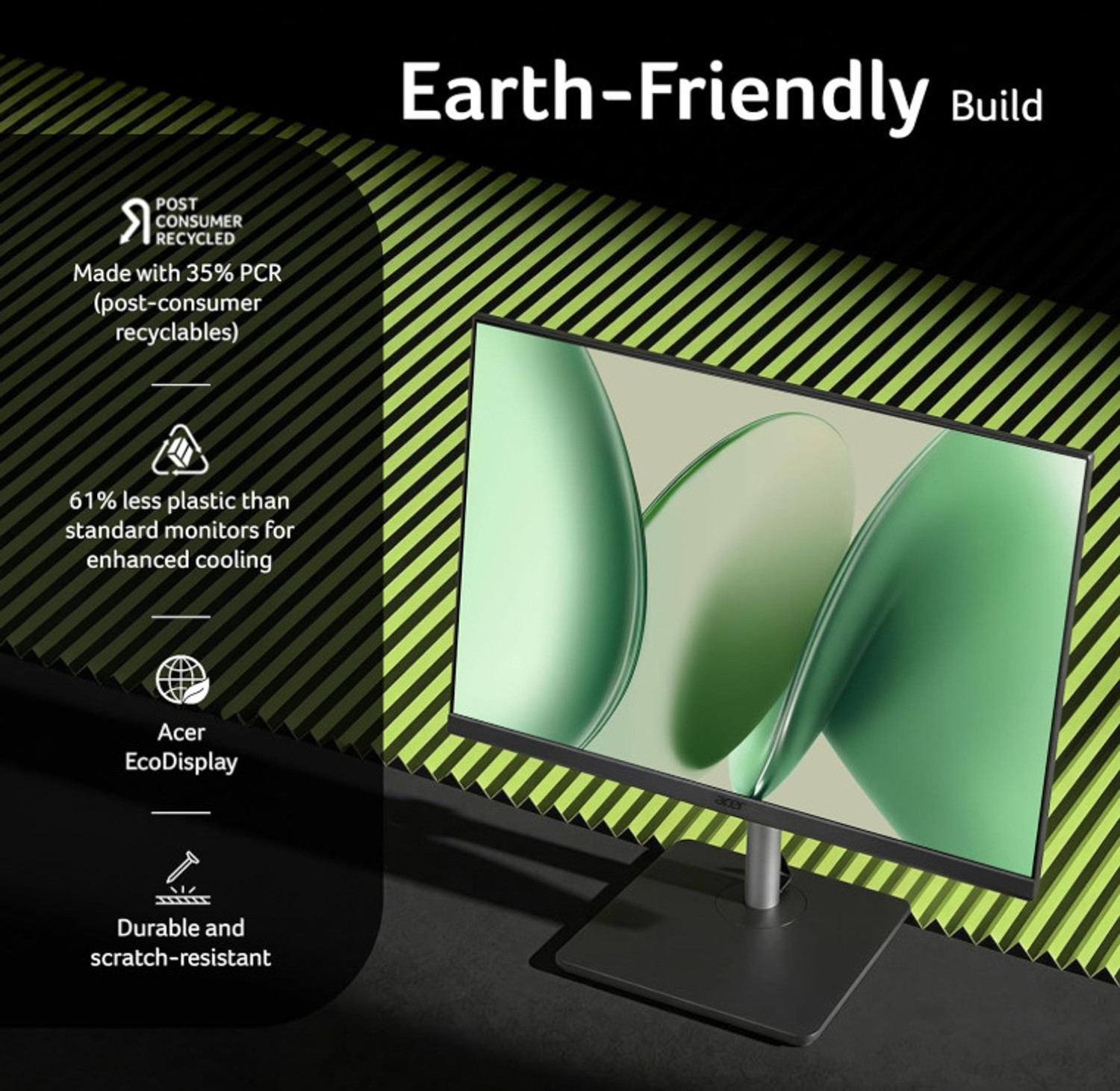 Image of Acer 68.58 cm (27 inch) Full HD LED Backlit IPS Panel Monitor (RS272 P1)