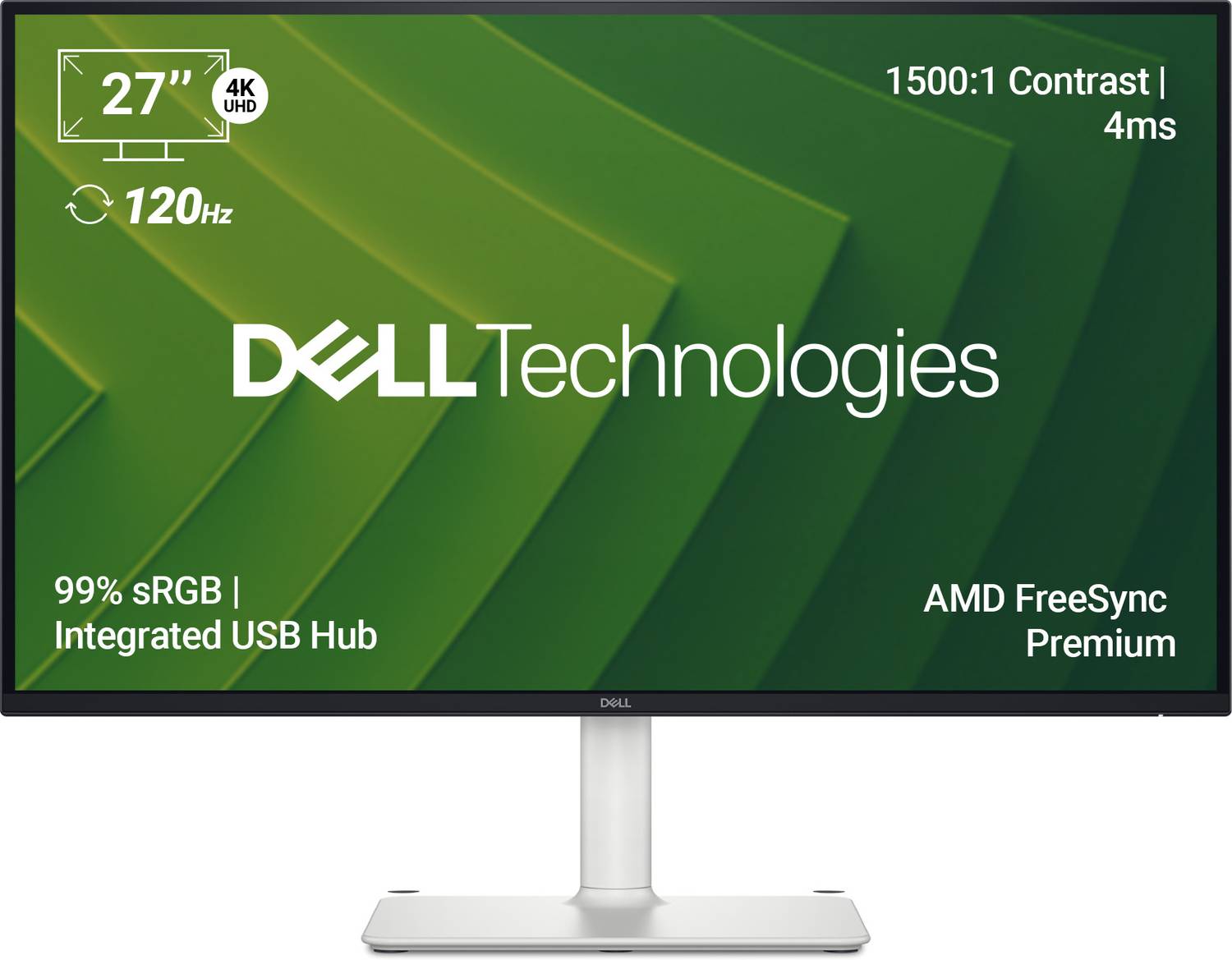 DELL S Series 68.58 cm (27 inch) 4K Ultra HD LED Backlit IPS Pane