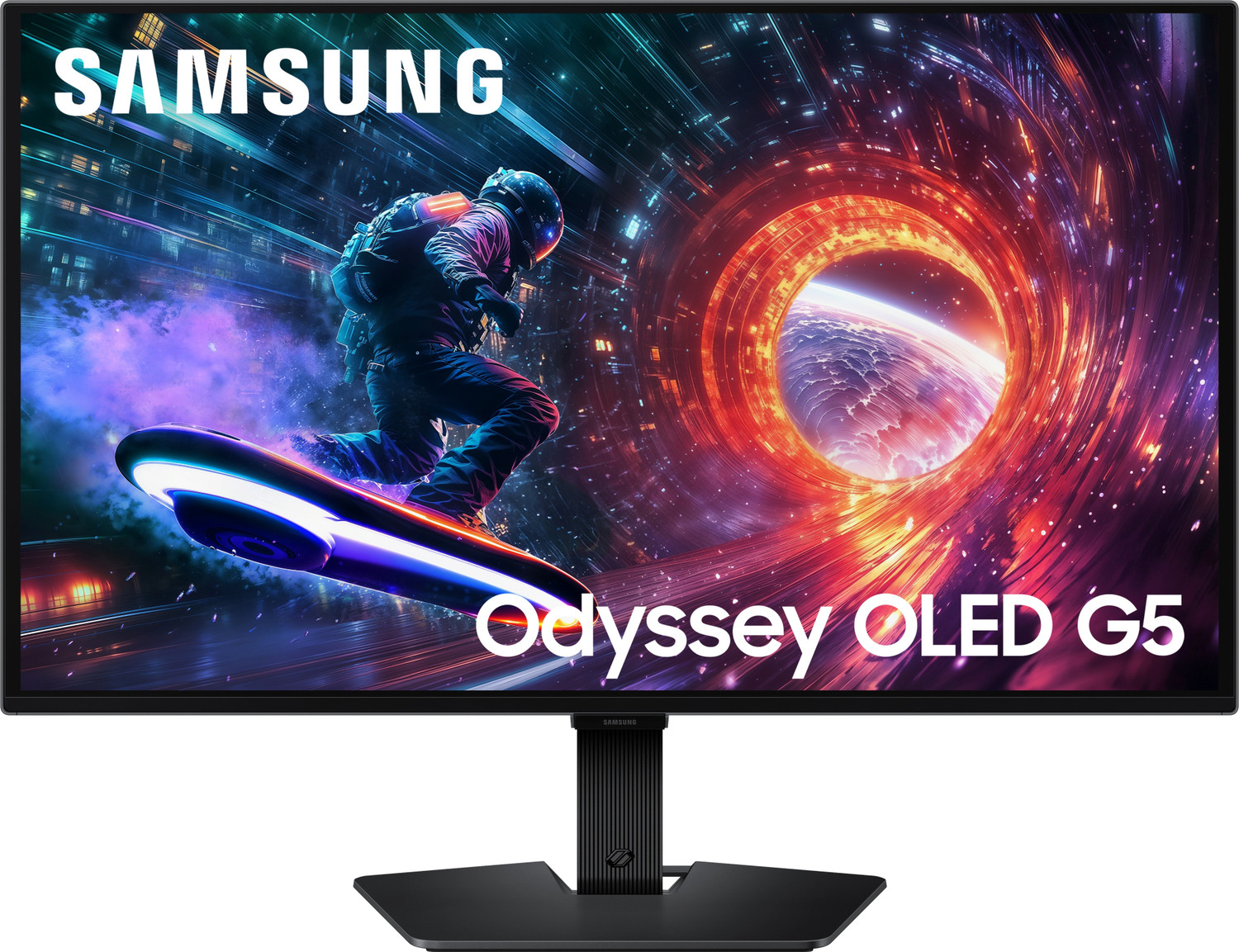 Image of Samsung Odyssey G5 68.58 cm (27 inch) Quad HD LED Backlit OLED Panel with HDR10, FreeSync, Ports-DP,HDMI,Headphone, G-Sync, 1 Billion Color support, Fast Gaming Monitor (LS27FG502SWXXL)