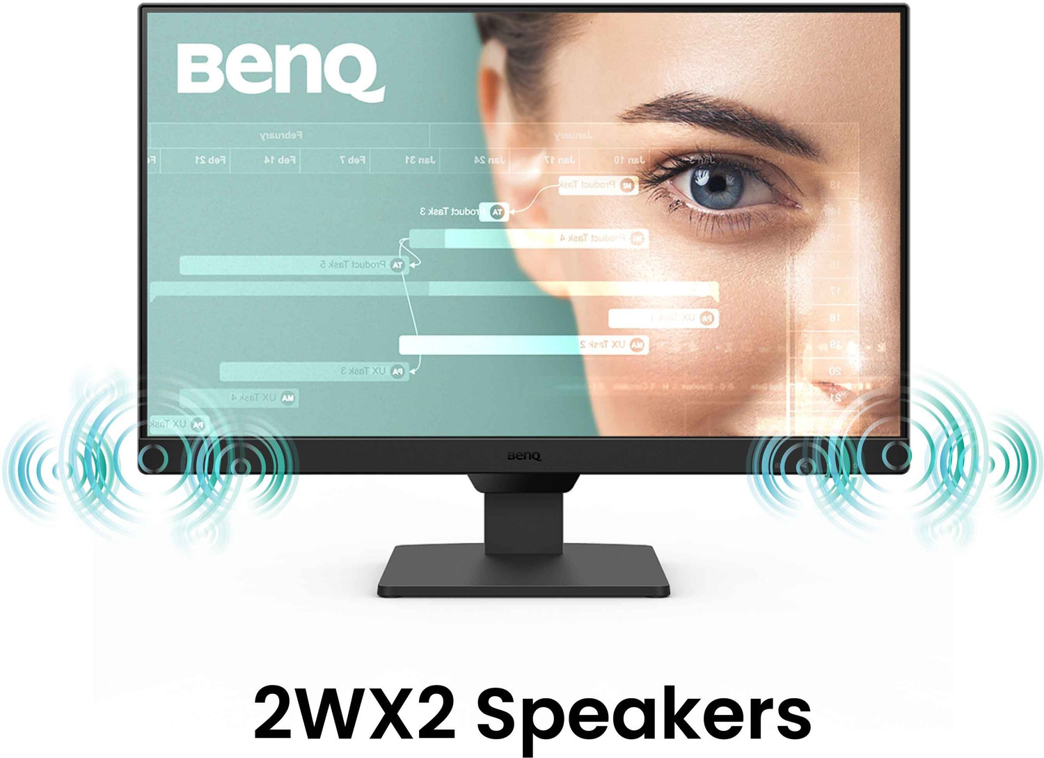 Image of BenQ GW 60.96 cm (24 inch) Full HD LED Backlit IPS Panel Monitor (GW2490C)