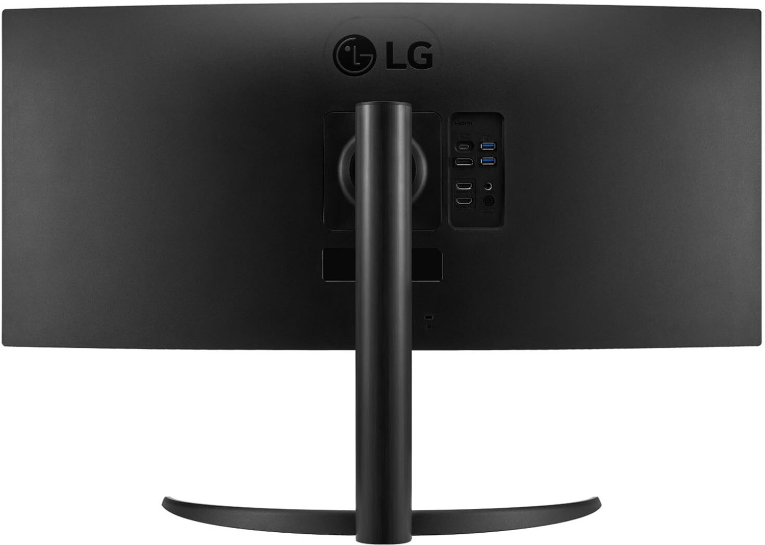 Image of LG 21:9 UltraWide 1800R Curved monitor with USB Type-C 86.36 cm (34 inch) Curved WQHD LED Backlit VA Panel Monitor (34WR55QK-(3440 x1440)-HDR 10,sRGB 99%,USB Type-C with 65W PD,Height,Tilt, Black)
