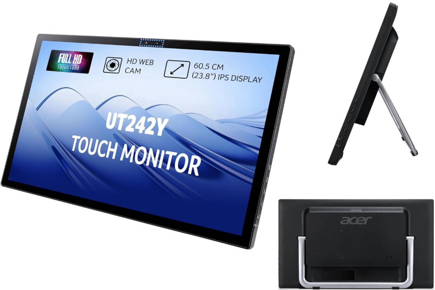 Acer UT 60.45 cm (24 inch) Full HD LED Backlit IPS Panel Monitor (B277)
