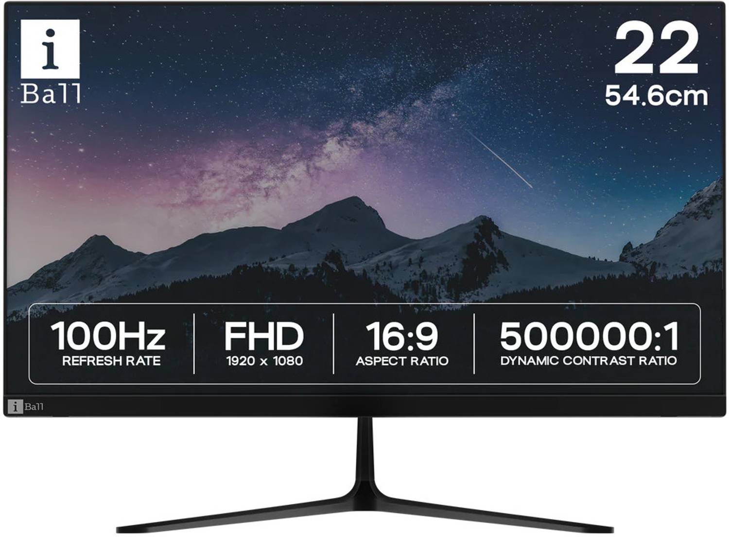 iBall 55.88 cm (22 inch) Full HD VA Panel Monitor (Pixelent 221 (Bird i215) LED Monitor)