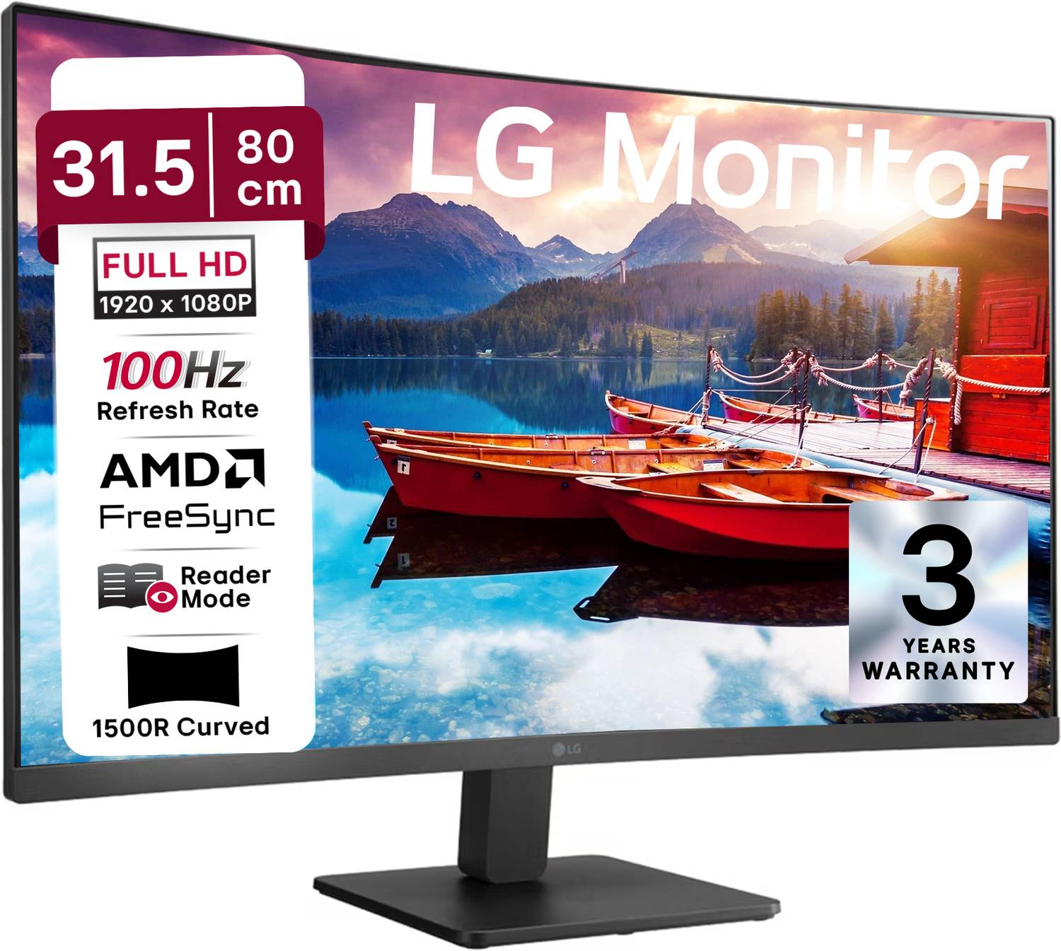 LG MR50 32-inch Curved Full HD LED Monitor