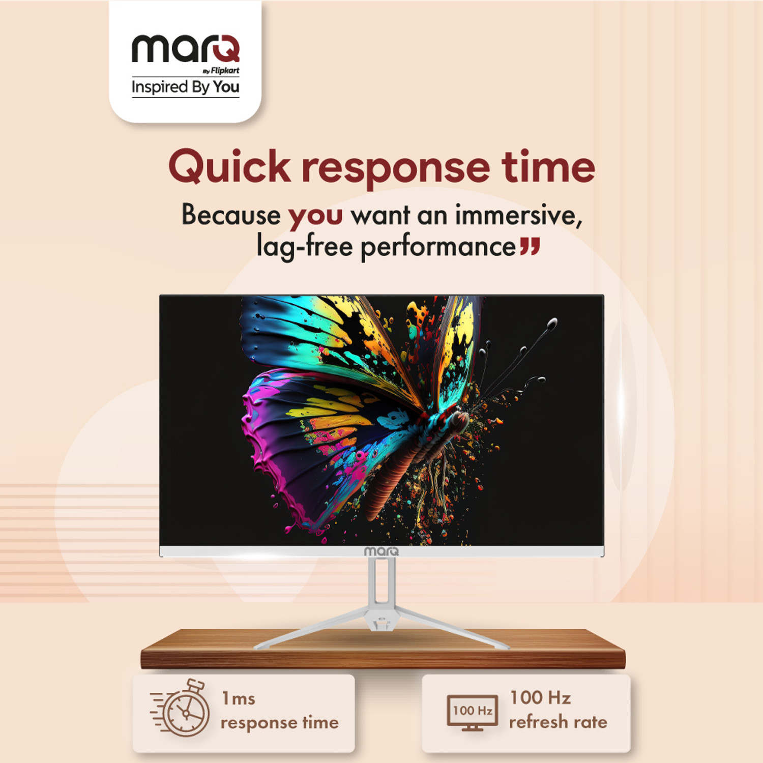 Image of MarQ by Flipkart 68.58 cm (27 inch) Full HD IPS Panel Inbuilt Speakers Monitor (27FHDMEQNNXO)