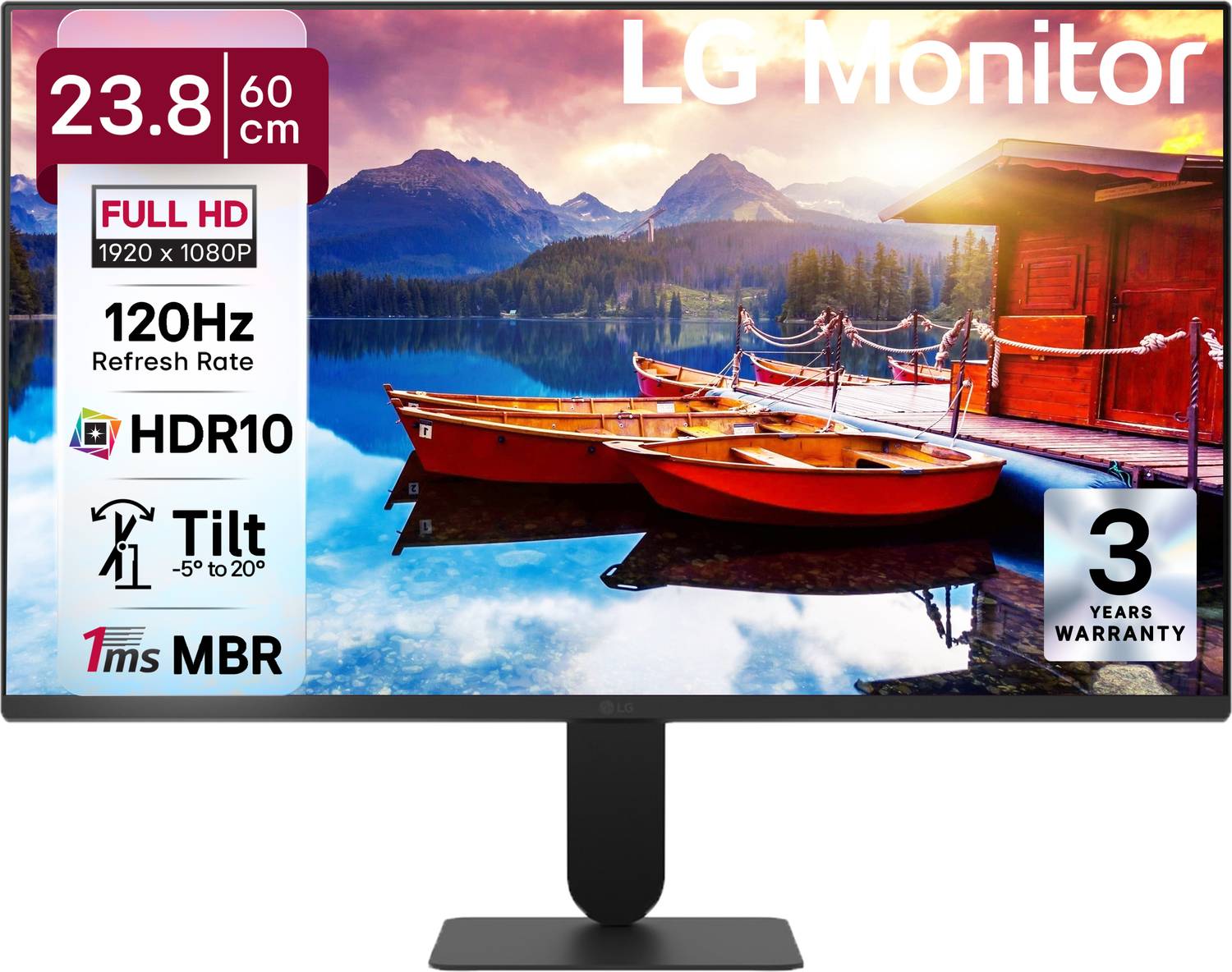 LG 59.99 cm (24 inches) Full HD LED Backlit IPS Panel Monitor (24U411A-BN.CTRPMV)