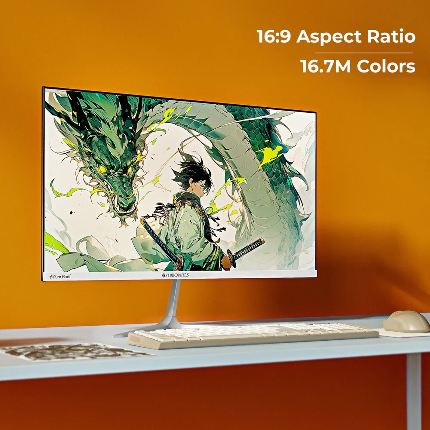 Image of ZEBRONICS 63.5 cm (25 inch) Full HD LED Backlit IPS Panel Monitor (MONITOR ZEB-A25FHD LED)