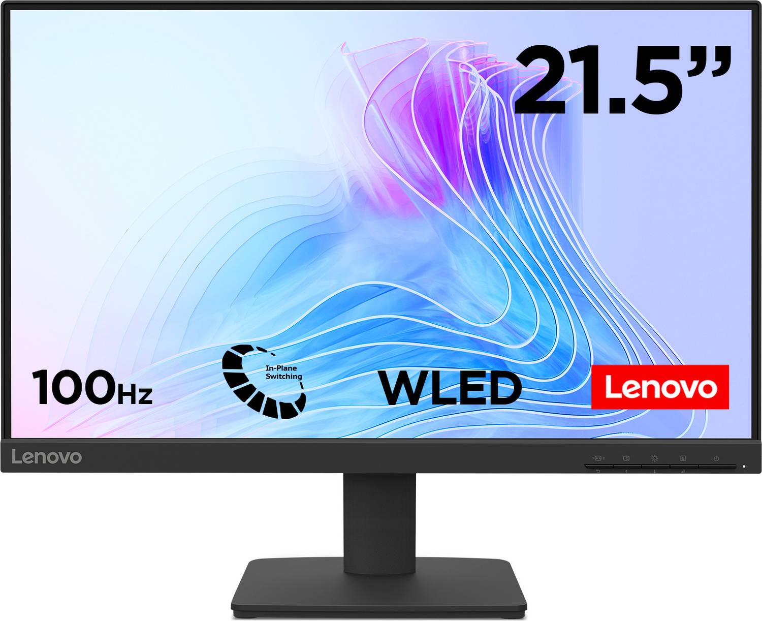 Lenovo L Series 55.88 cm (22 inch) Full HD IPS Panel with 99%sRGB