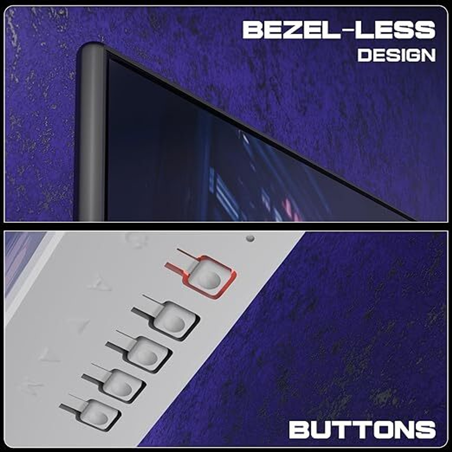 Image of ZEBRONICS 54.61 cm (22 inch) Full HD IPS Panel Monitor (ZEB-A122FHD LED Anti-Glare Screen, Ultra Slim, Bezel-Less Display)