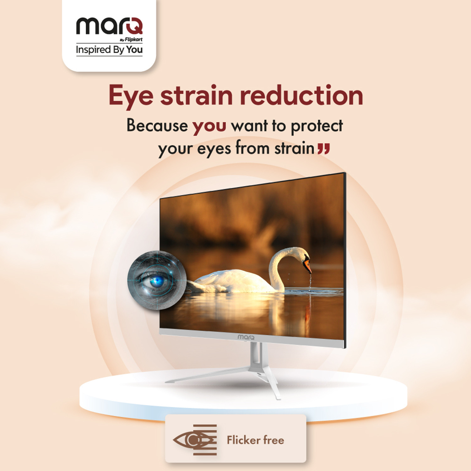 Image of MarQ by Flipkart 68.58 cm (27 inch) Full HD IPS Panel Inbuilt Speakers Monitor (27FHDMEQNNXO)