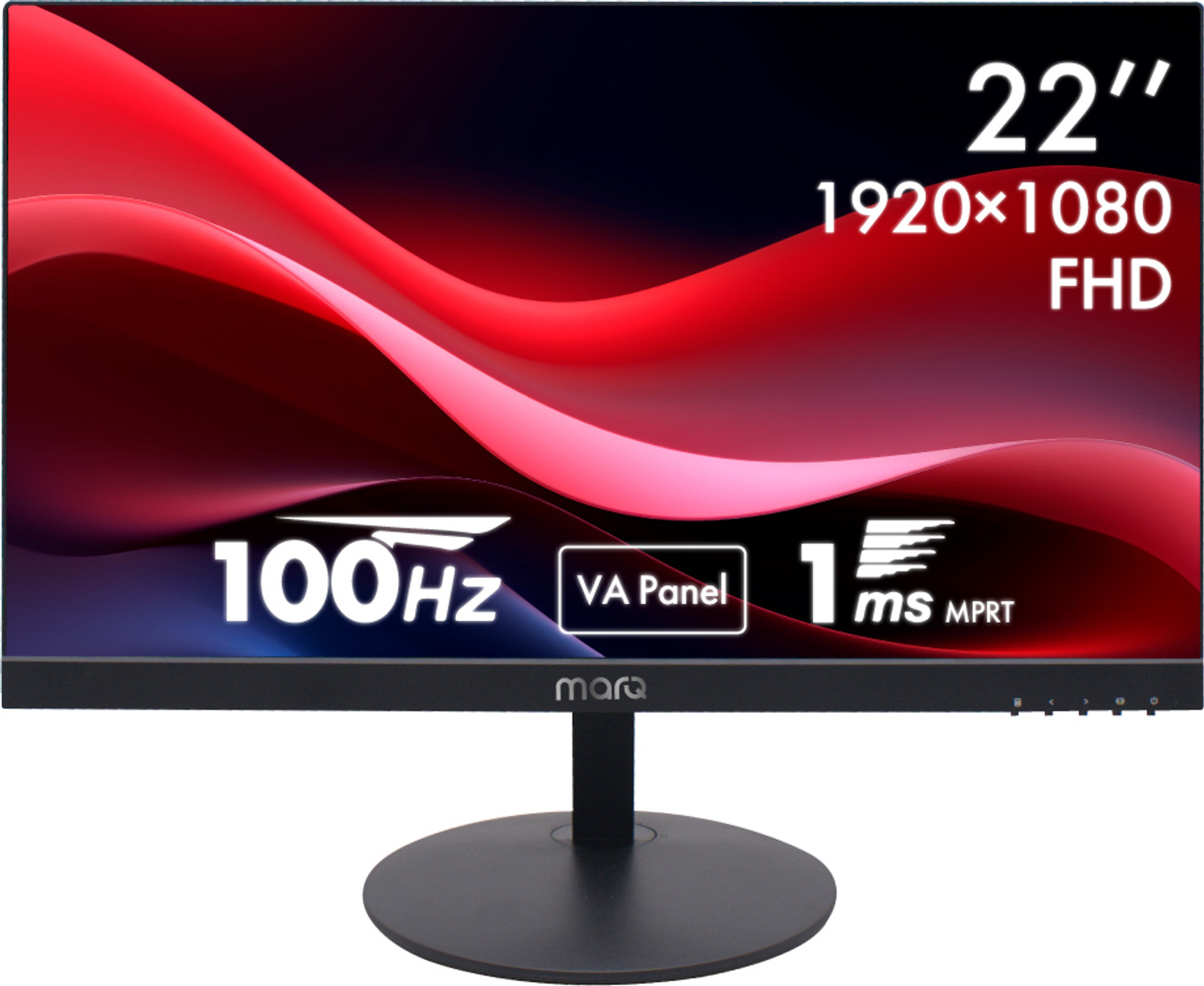 Image of MarQ by Flipkart 55.88 cm (22 inch) Full HD VA Panel Monitor (22FHDMEQPUUB)