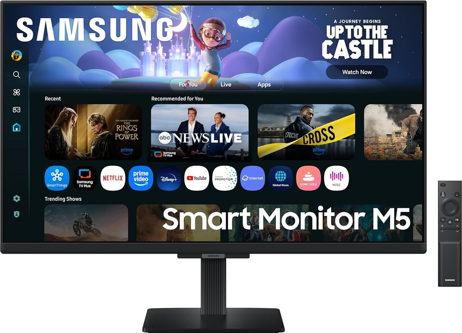 Image of Samsung 68.58 cm (27 inch) 4K Ultra HD IPS Panel Monitor (LS27FM500EWXXL)