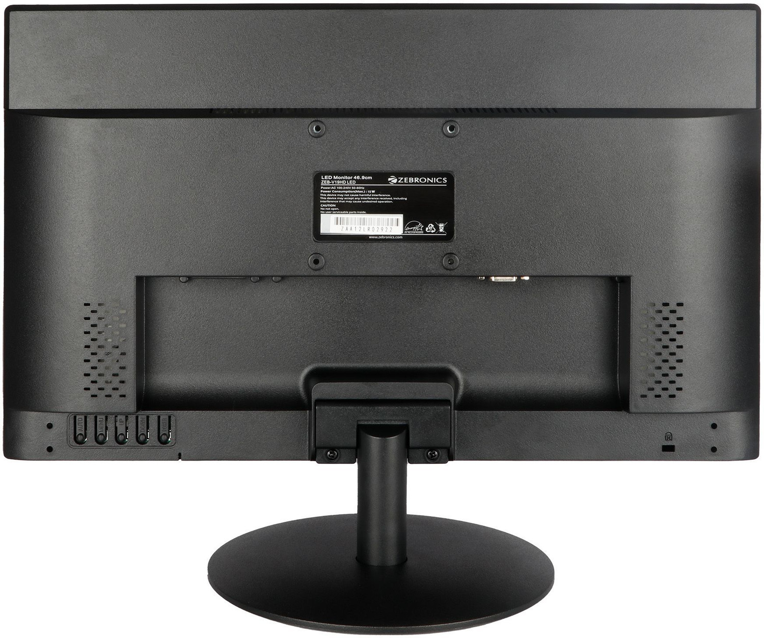 Image of ZEBRONICS 46.99 cm (19 inch) HD LED Backlit TN Panel HDMI, VGA Input, HD 1366 x 768, 16.7M Colors, Glossy Panel, Slim Design, Wall Mountable Monitor (ZEB-V19HD LED)