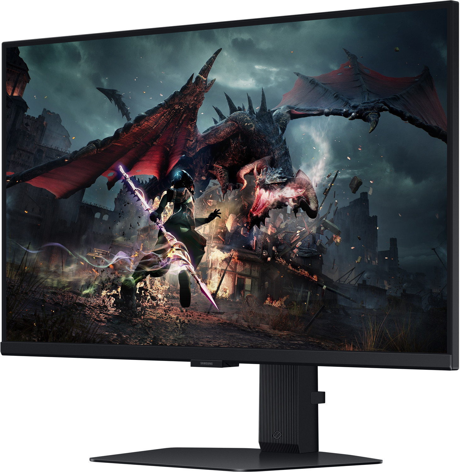 Image of Samsung Odyssey G5 68.58 cm (27 inch) Quad HD LED Backlit IPS Panel with VESA DisplayHDR400 Support, DP, HDMI, Headphone Jack, Height /Tilt /Swivel /Pivot Adjustable Stand Gaming Monitor (LS27DG502EWXXL)