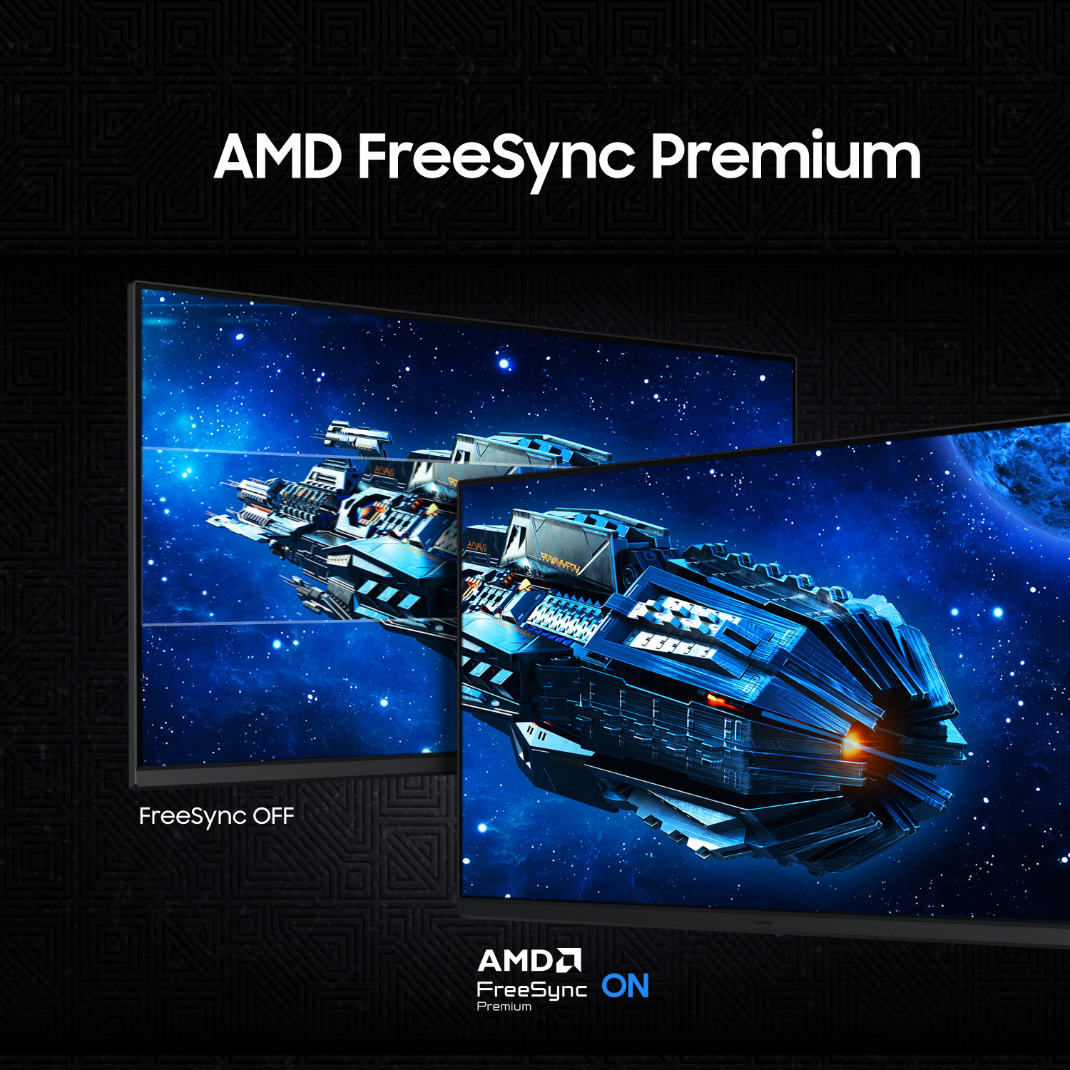 Image of Samsung Odyssey G5 68.4 cm (27 inch) Quad HD LED Backlit IPS Panel with HDR10, FreeSync Premium, Ports-DP,2 HDMI,Headphone, Wall Mountable, Fast Gaming Monitor (LS27FG530EWXXL)