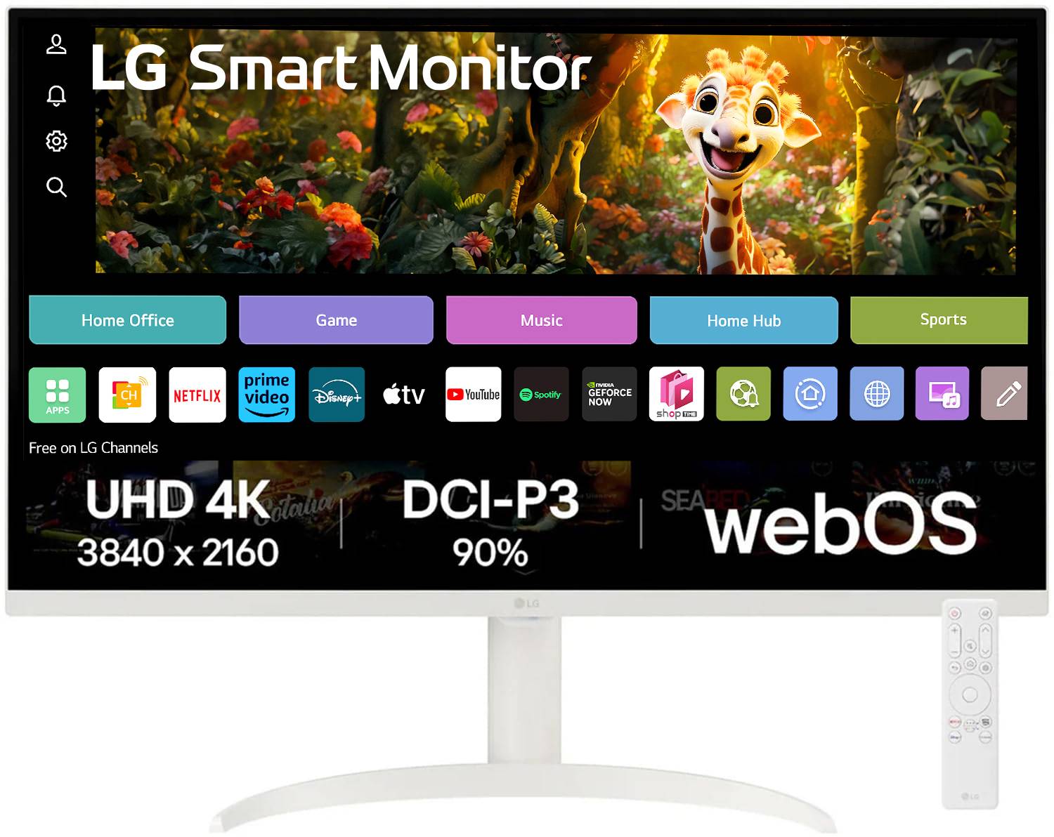 LG 80.01 cm (32 inch) 4K Ultra HD VA Panel with HDR10, USB Type-C