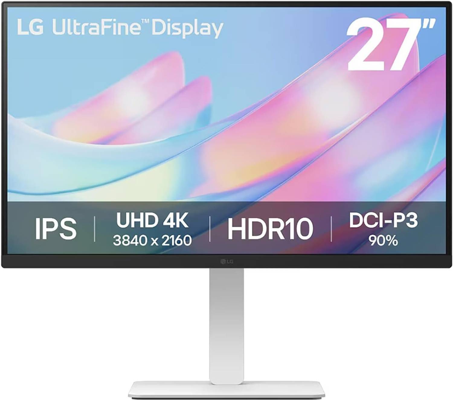 LG ULTRAFINE 68.58 cm (27 inch) UHD IPS Panel Monitor (27US550-HDR10,DCI-P3 90%,HDMI & DP Port, Pivot, Swivel & Height Adjustable Stand)