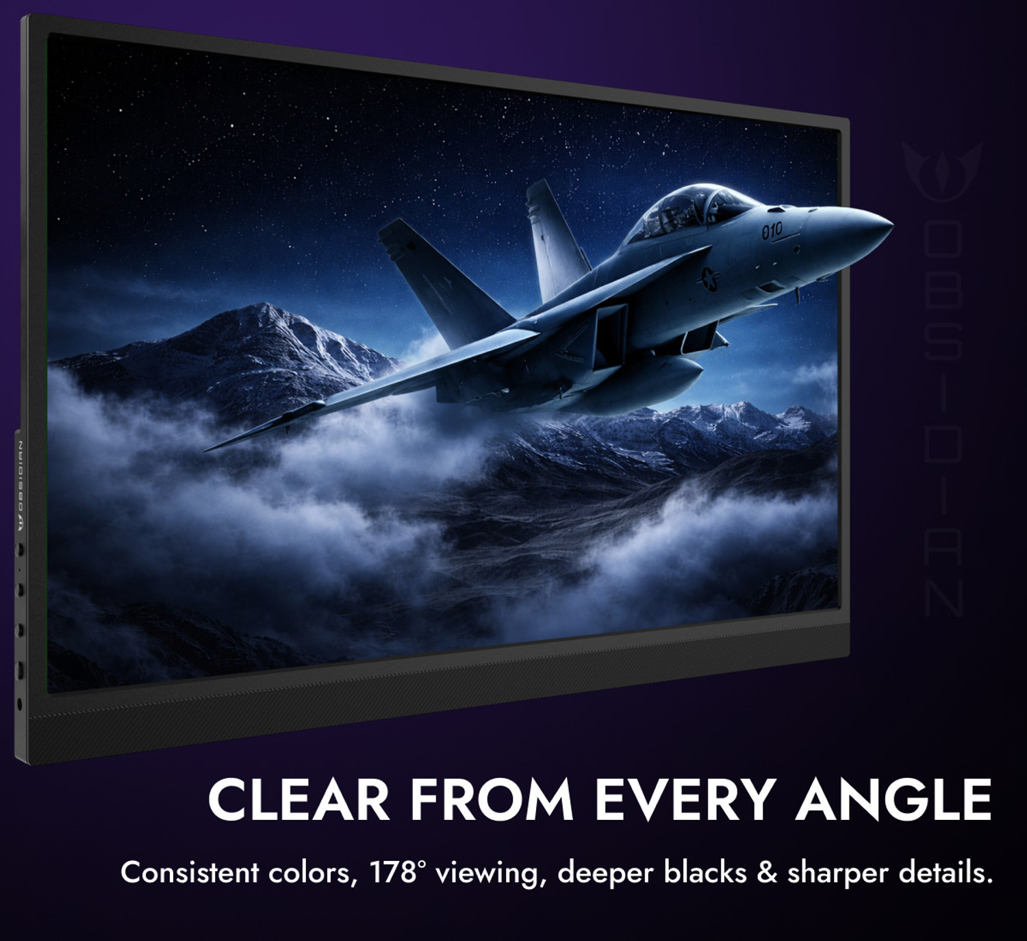 Image of Kreo 39.62 cm (16 inch) Full HD IPS Panel Monitor (Obsidian 15I60F 15.6 inch Portable Monitor, 1080p FHD IPS, 60Hz, Type C)