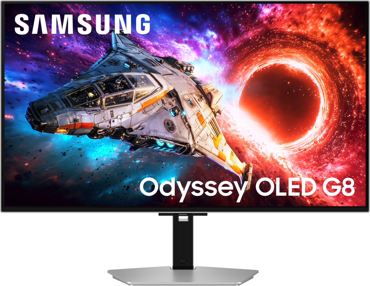 Image of Samsung 81.28 cm (32 inch) 4K Ultra HD OLED Panel Gaming Monitor (Odyssey OLED G8 Gaming Monitor UHD, 240 Hz, 0.03ms(GTG), FreeSync Premium Pro)