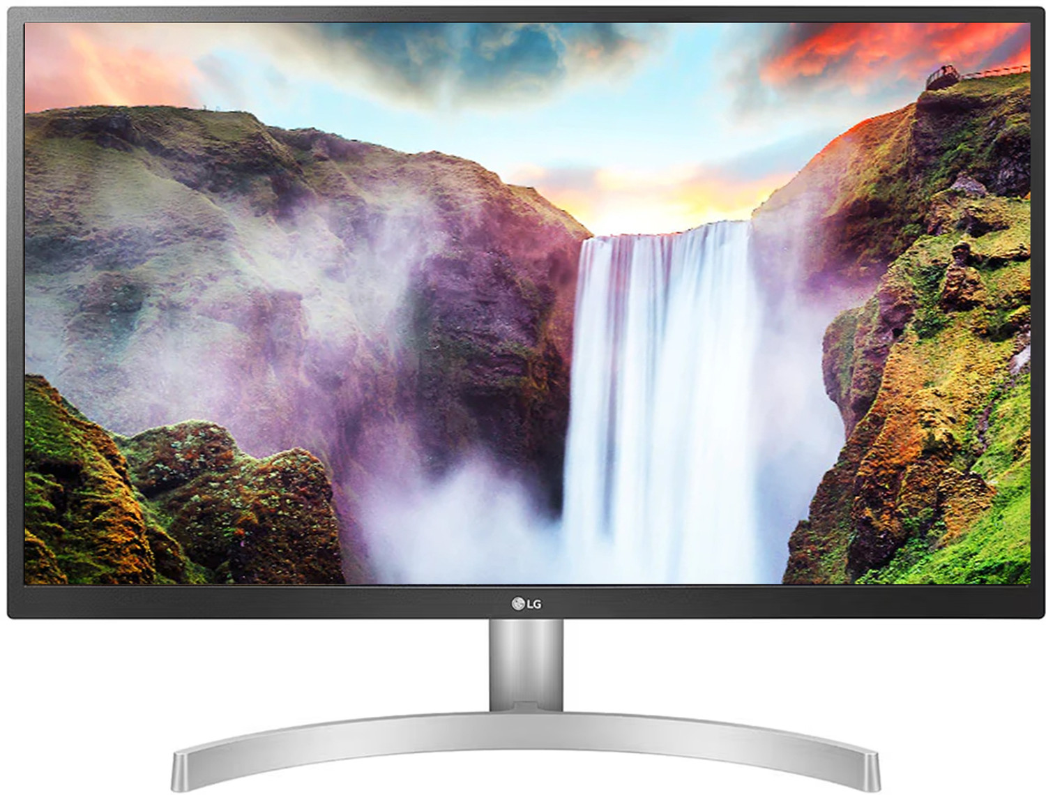 LG 68.58 cm (27 inch) 4K Ultra HD IPS Panel White Colour Monitor