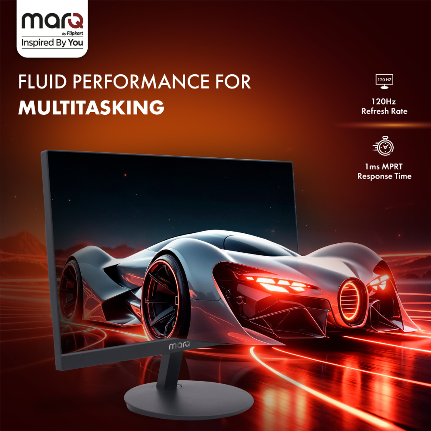 Image of MarQ by Flipkart 60.96 cm (24 inch) Full HD IPS Panel Monitor (24FHDMEQPUUB)