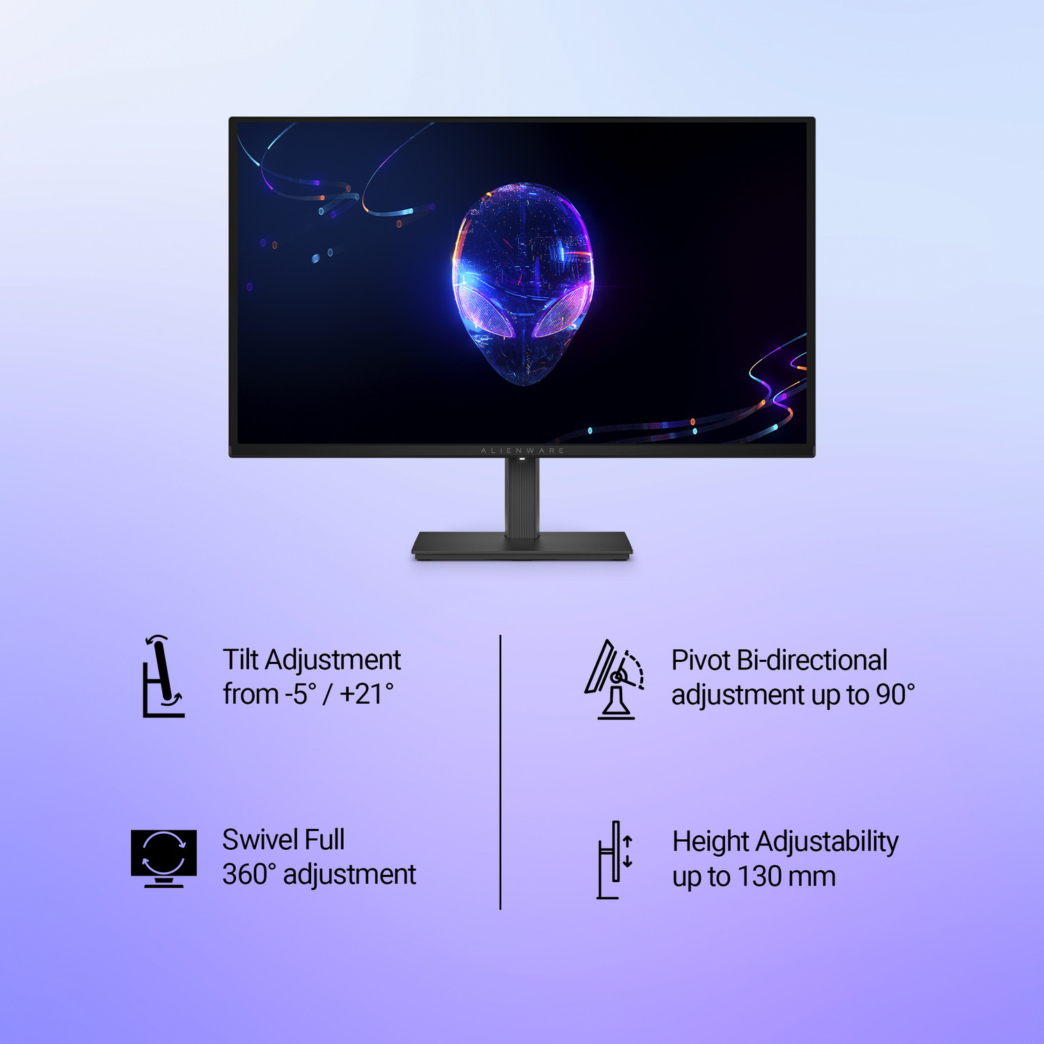 Image of DELL Alienware Series 67.31 cm (27 inch) Quad HD LED Backlit OLED Panel Gaming Monitor (AW2726DM)
