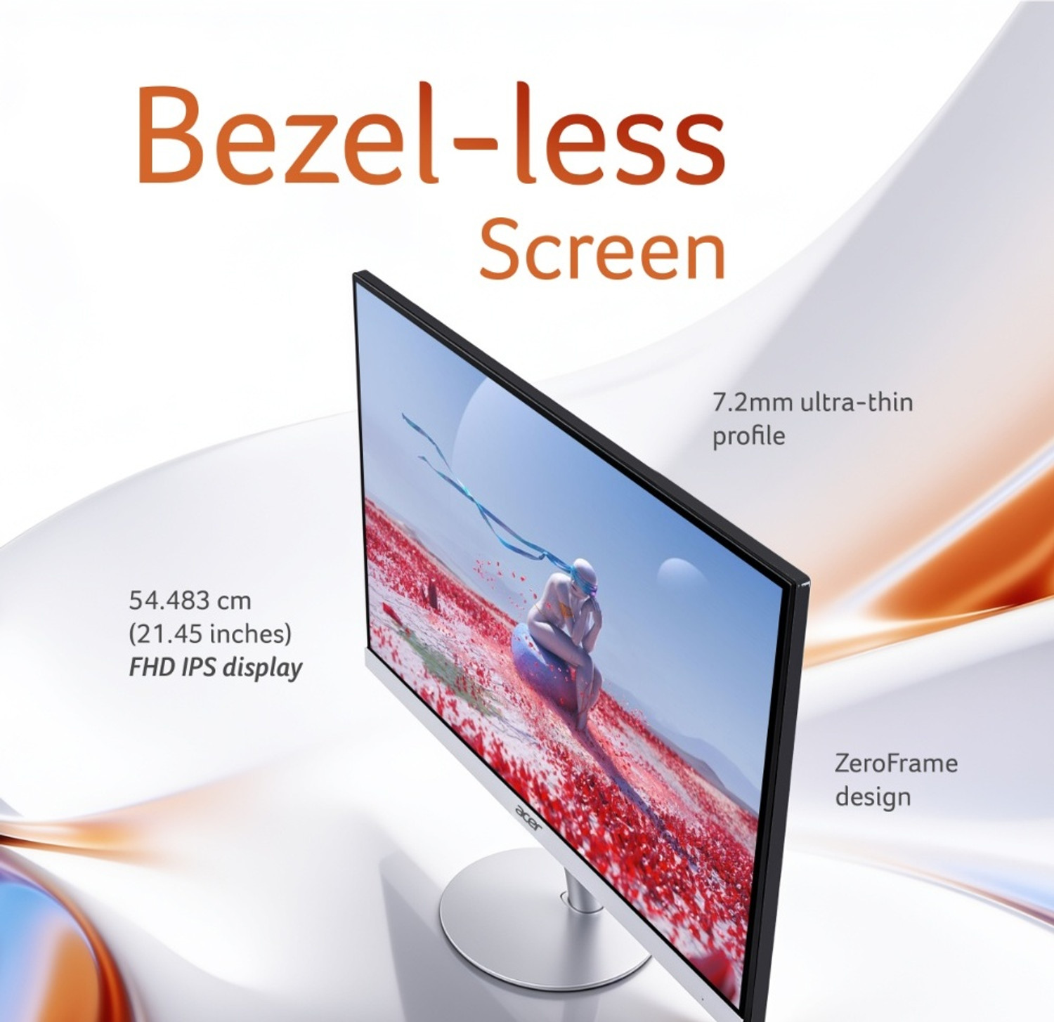 Image of Acer SA222Q G3 54.48 cm (22 inch) Full HD IPS Panel Monitor (SA222Q G3)