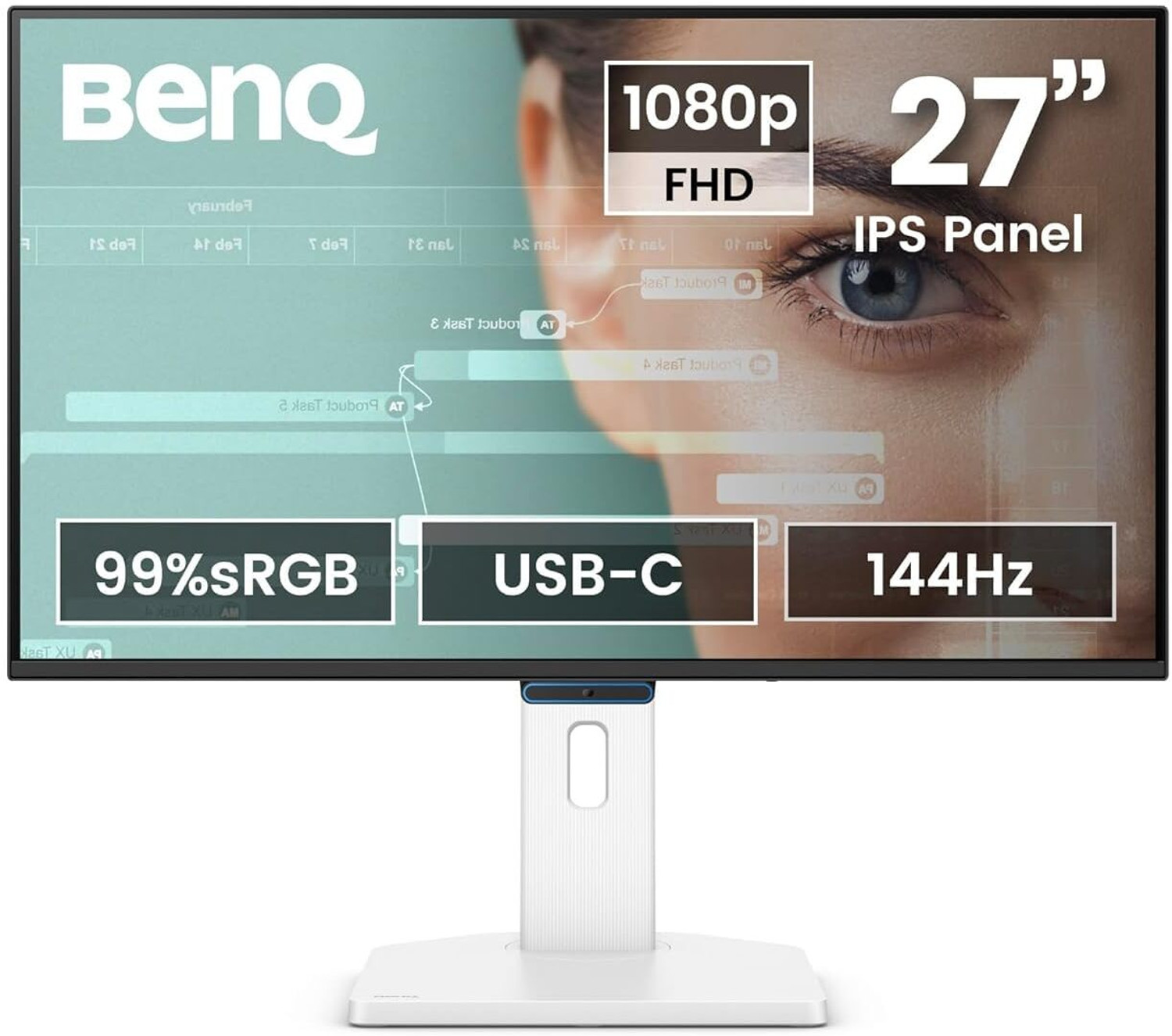 Image of BenQ GW 68.58 cm (27 inch) Full HD LED Backlit IPS Panel Monitor (GW2790TC)