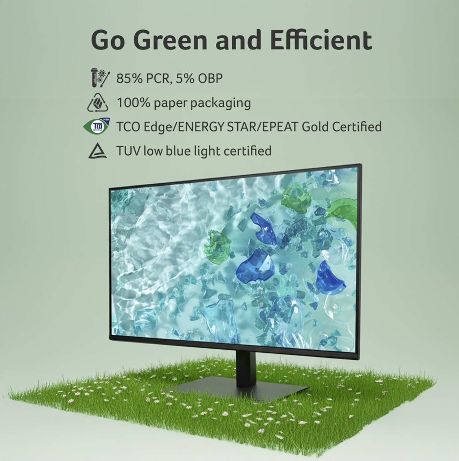 Image of Acer 68.58 cm (27 inch) WQHD IPS Panel Monitor (B277U GB)