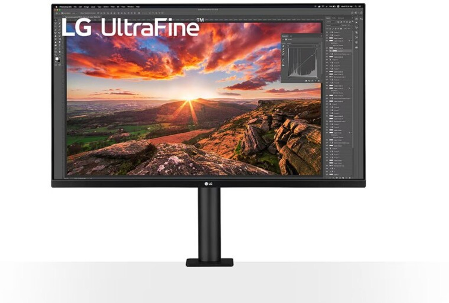Image of LG UltraFine 81.28 cm (32 inch) 4K Ultra HD IPS Panel with HDR 10, Display Ergo, USB Type-C Monitor (32UN880K-B.ATR)