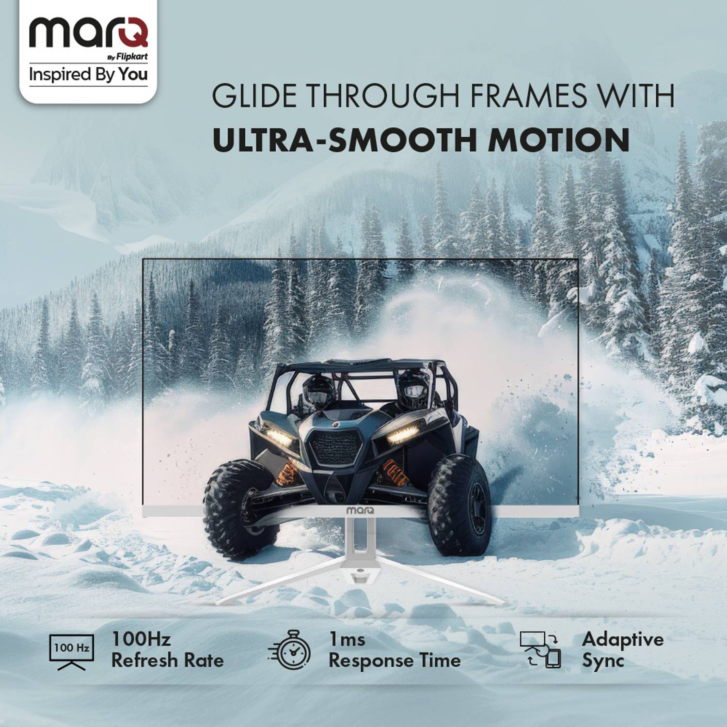 MarQ by Flipkart 60.96 cm (24 inch) Full HD LED Backlit VA Panel ... more