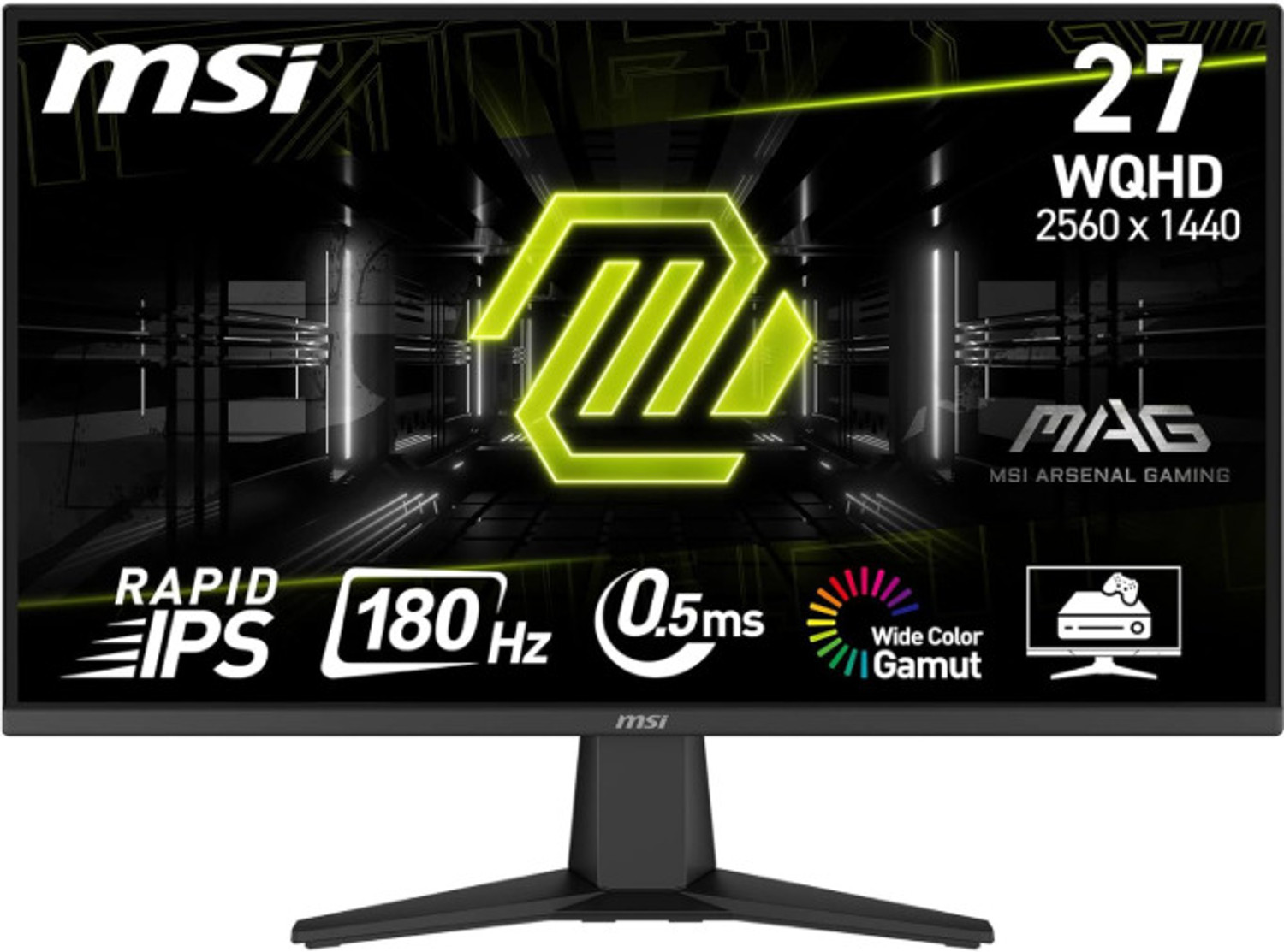 Image of MSI MAG 68.58 cm (27 inch) WQHD LED Backlit IPS Panel Gaming Monitor (MAG 275QF)