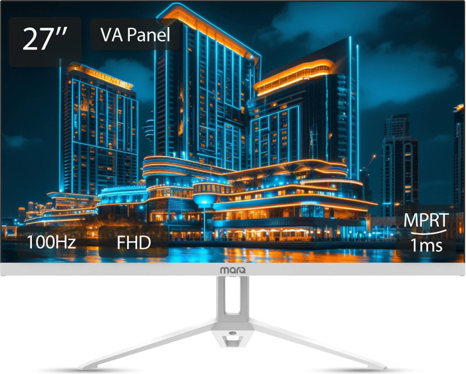 MarQ by Flipkart 68.58 cm (27 inch) Full HD LED Backlit VA Panel Monitor (27FHDMEQNNXO)